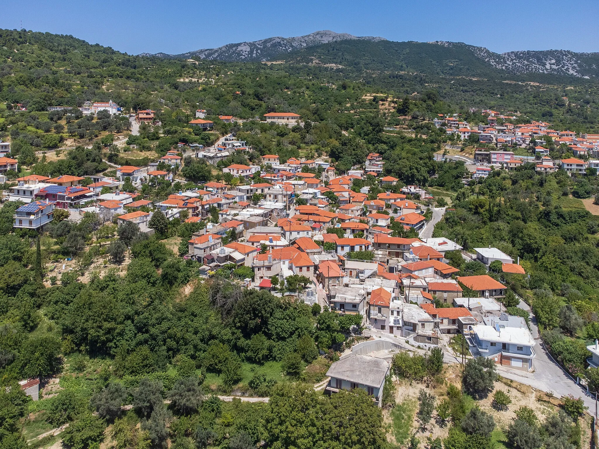 Photo showing: Airview of Vitala, Euboea.