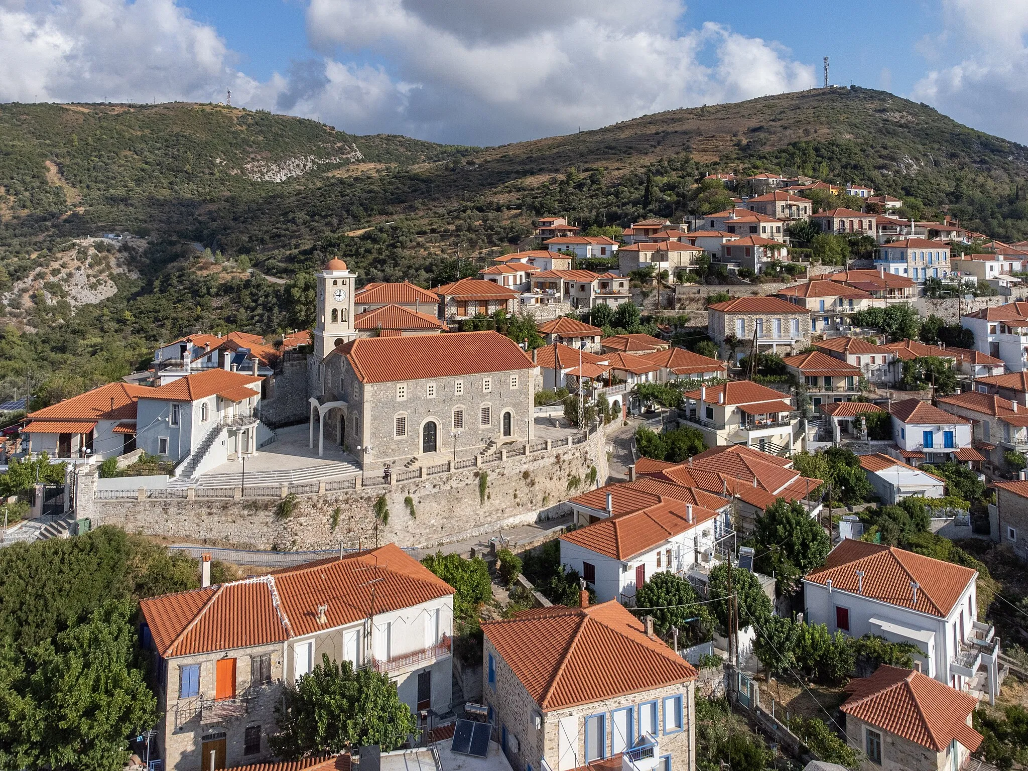 Photo showing: View of Enoria, Euboea.