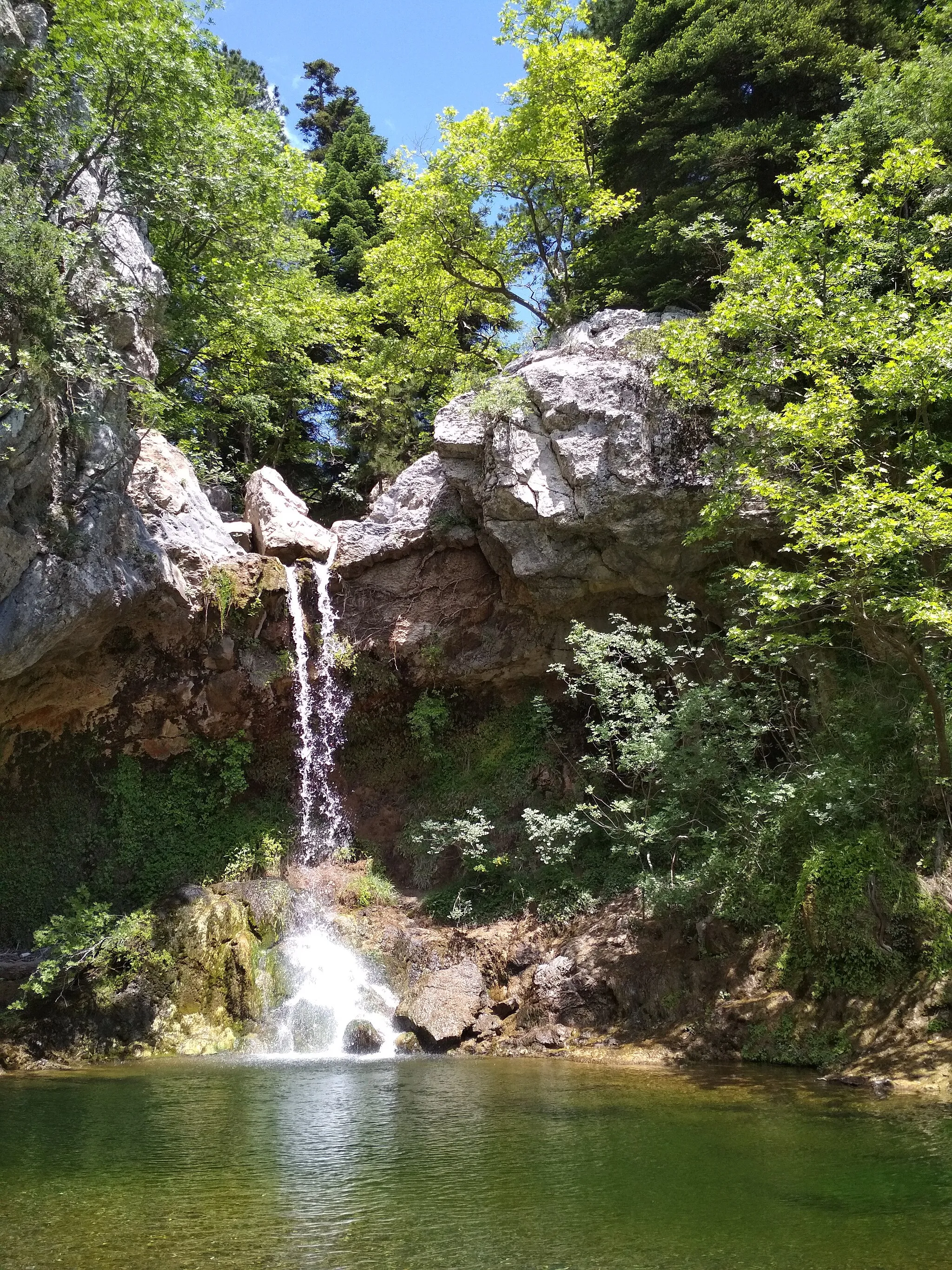 Photo showing: Καταρράκτες Δρυμώνα στην Εύβοια