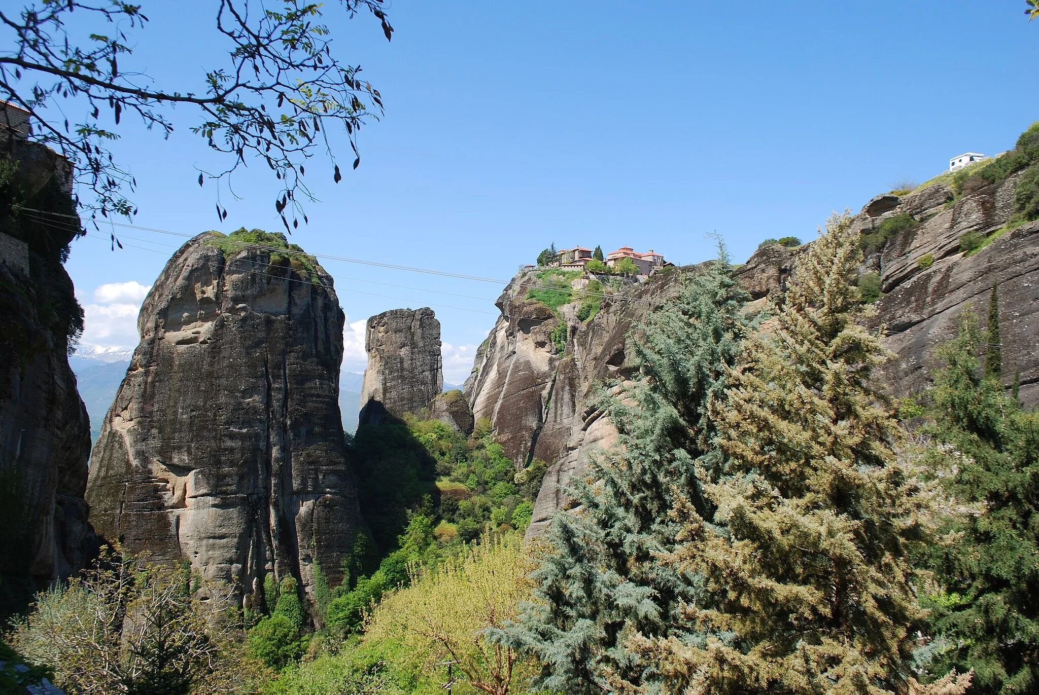 Photo showing: Vue du monastère de Varlaam, aux Météores.