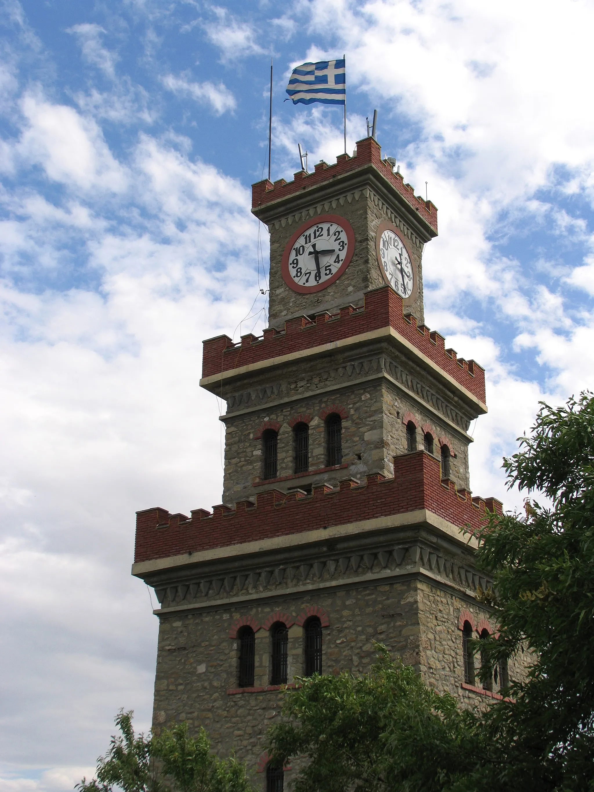 Photo showing: The clock tower of Trikala