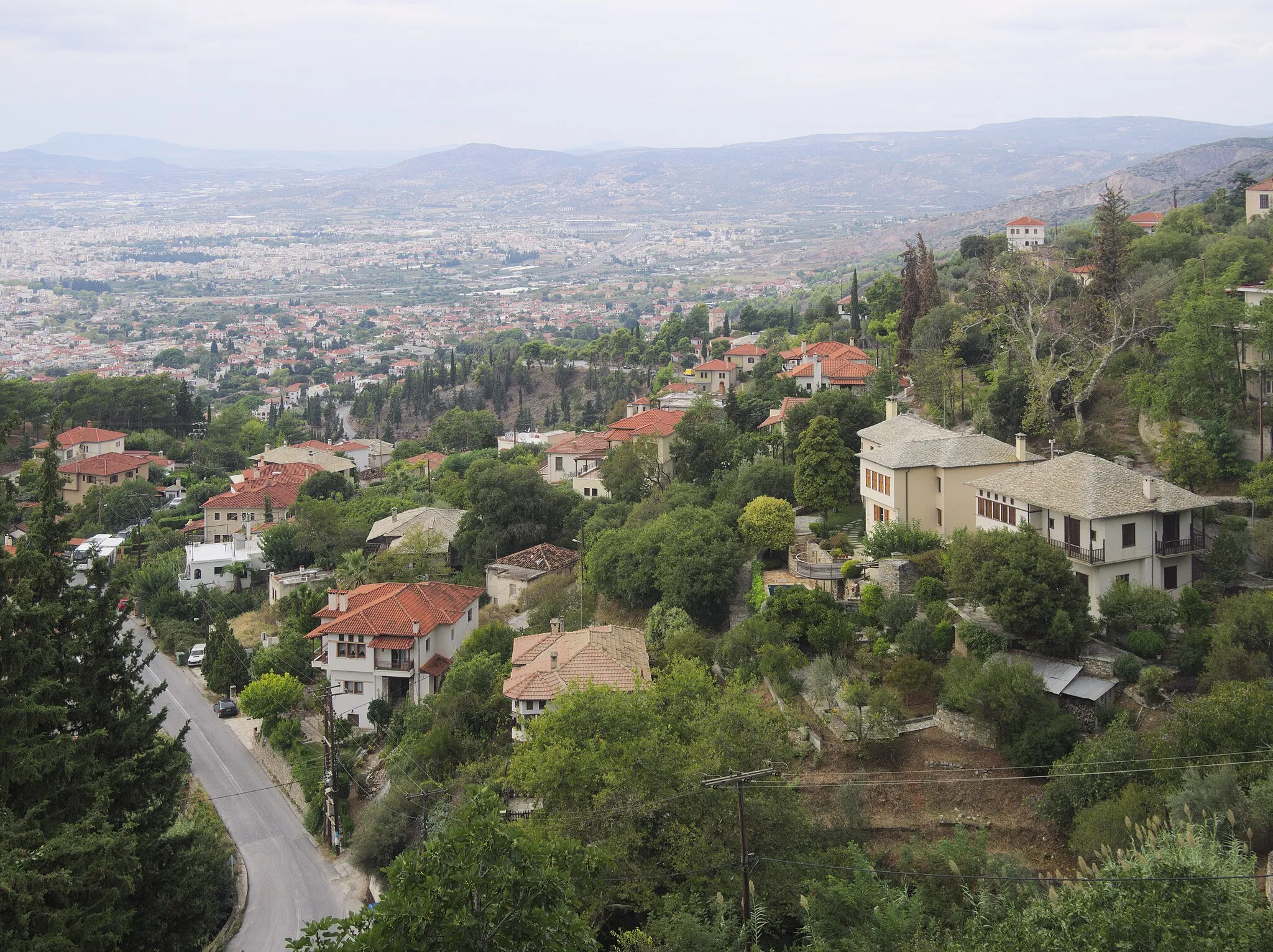 Photo showing: View from Ano Volos towards west, where is visible Nea Ionia.