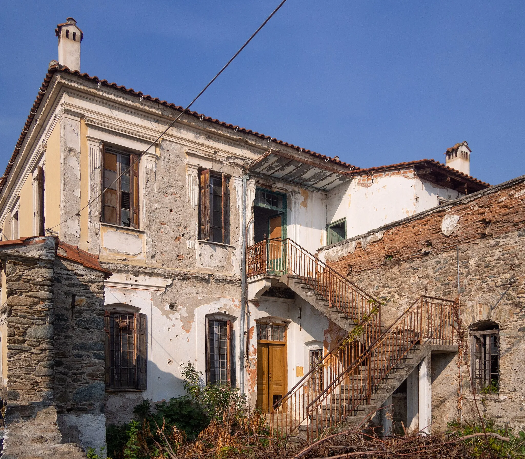 Photo showing: The Antonios manor in Agia, Thessaly.