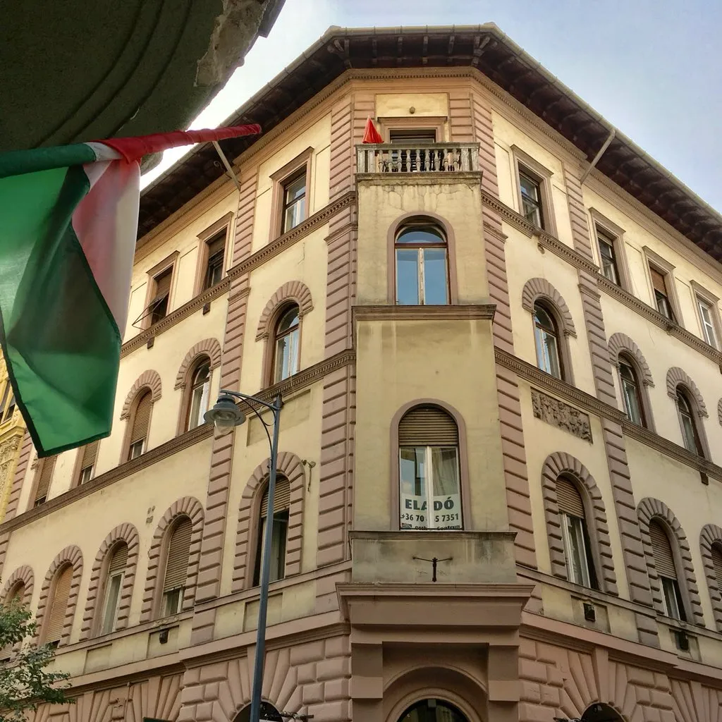 Photo showing: Adolf Greiner's apartment building in Horanszky utca