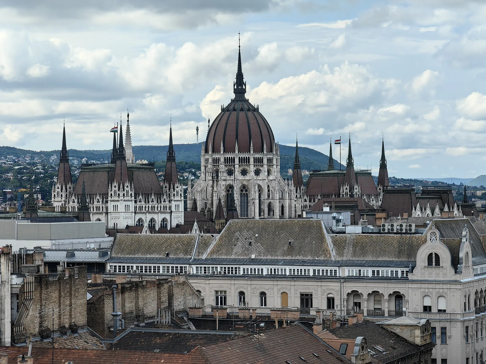 Photo showing: Budapest, Tőzsdepalota, kilátás