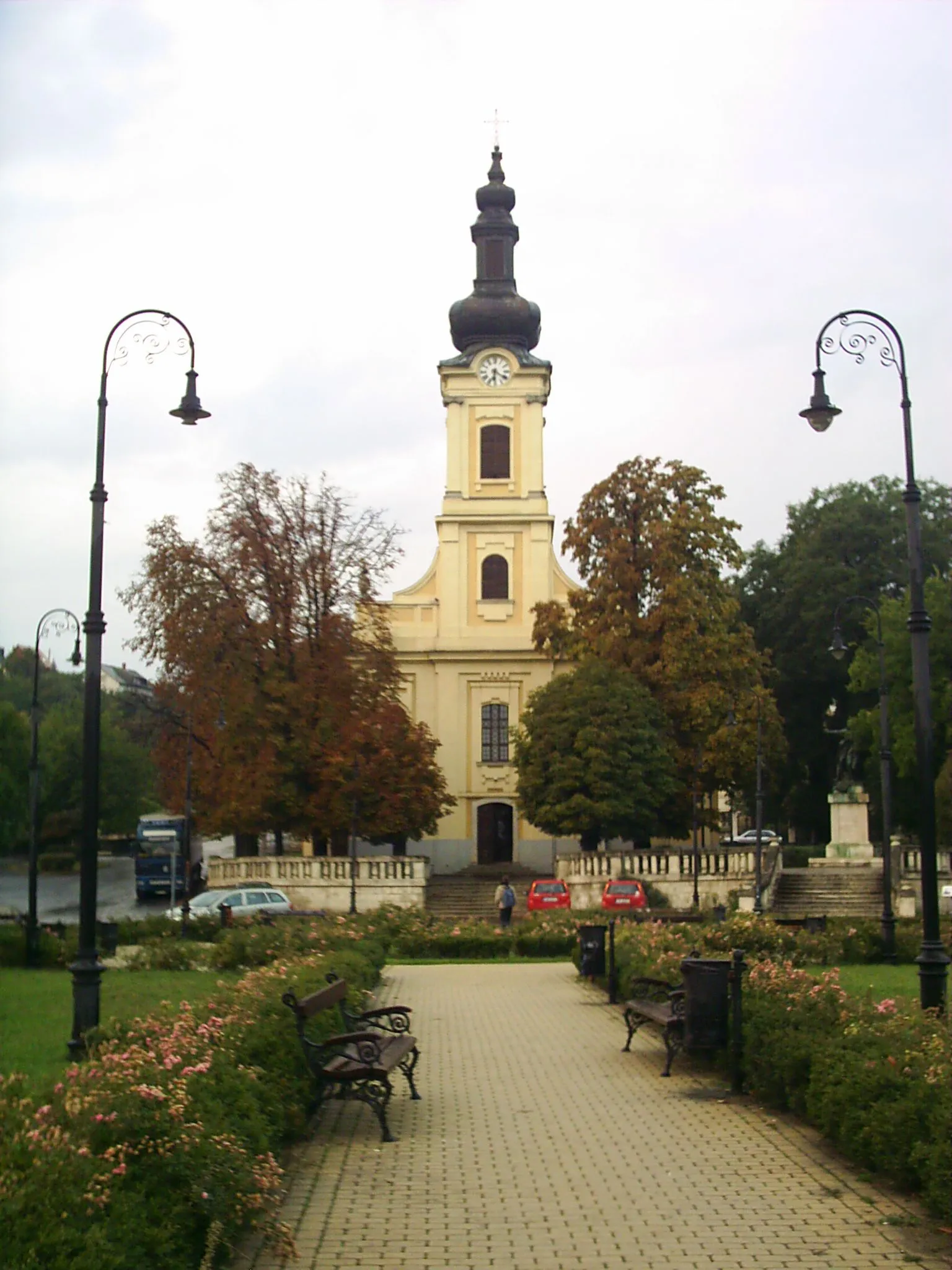 Photo showing: Baroque church, Budapest 22, Savoyai square