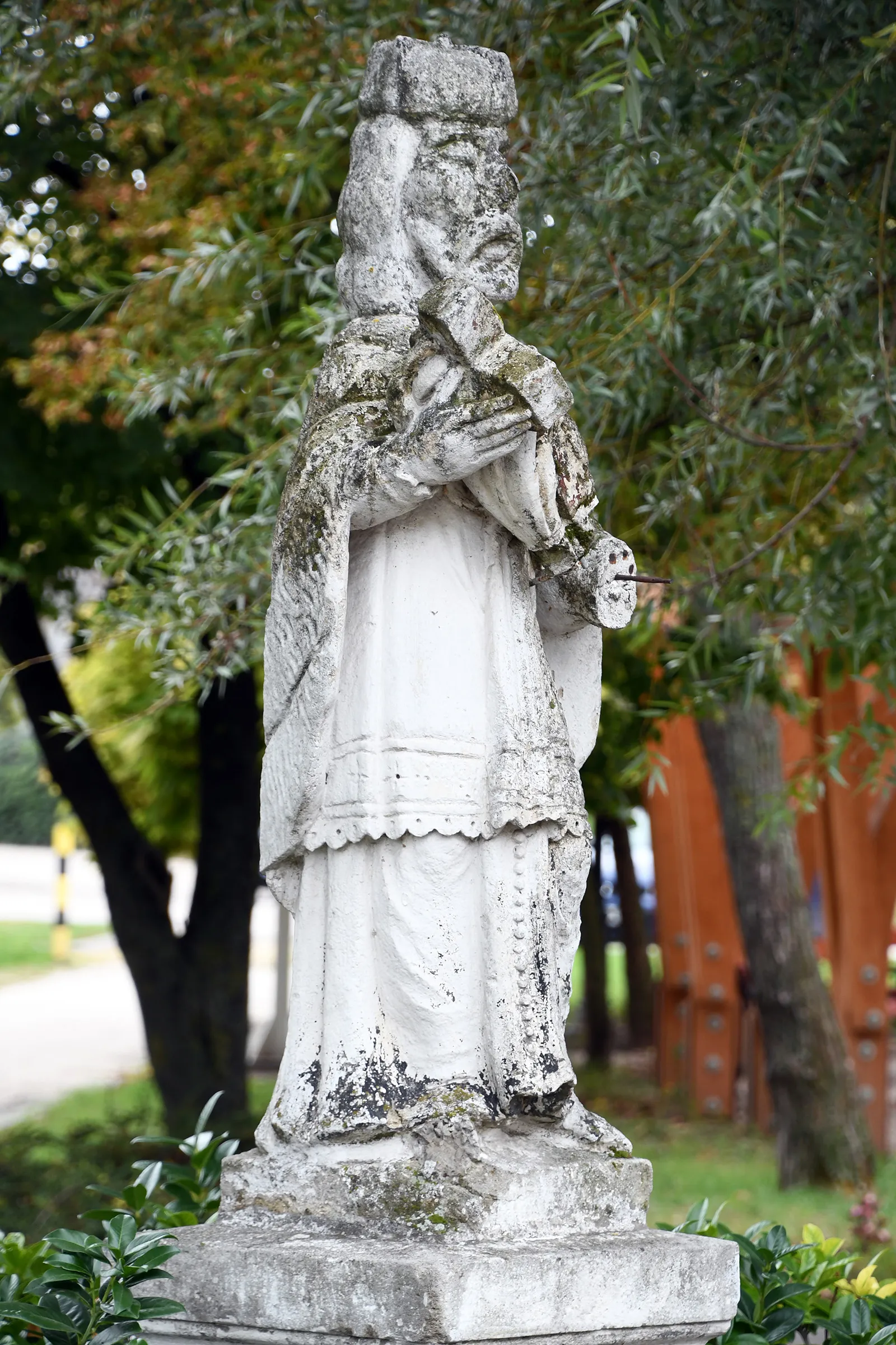 Photo showing: Statue of John of Nepomuk (Rácalmás)