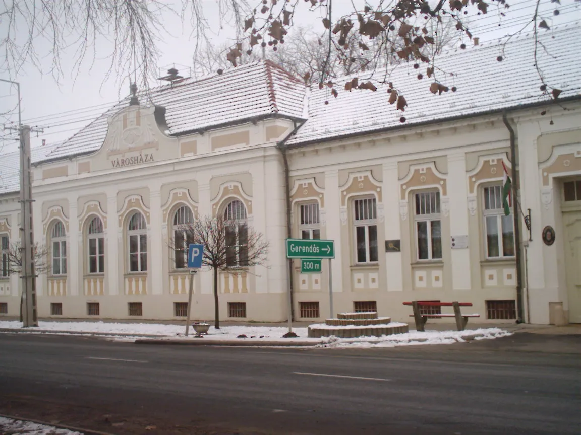 Photo showing: Városháza. ID -5659. - Csorvás, Rákóczi u. 15