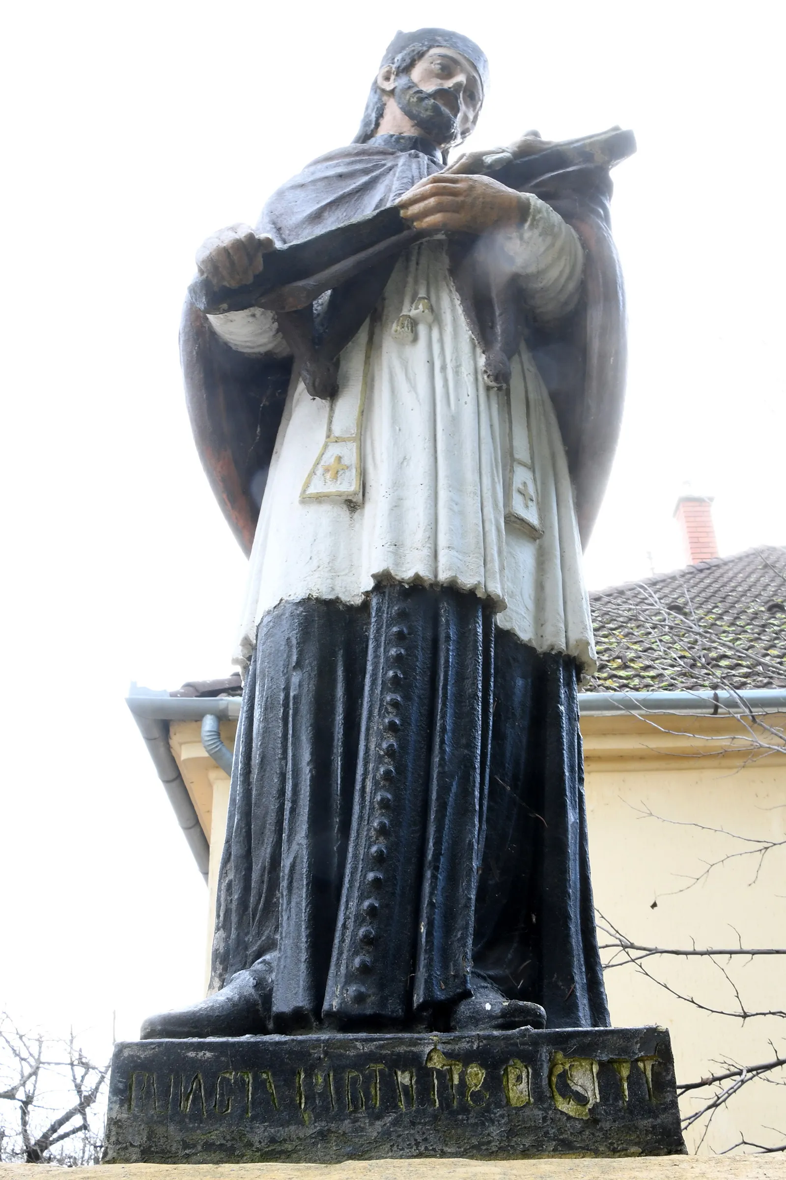 Photo showing: Statue of Saint John of Nepomuk in Tataháza