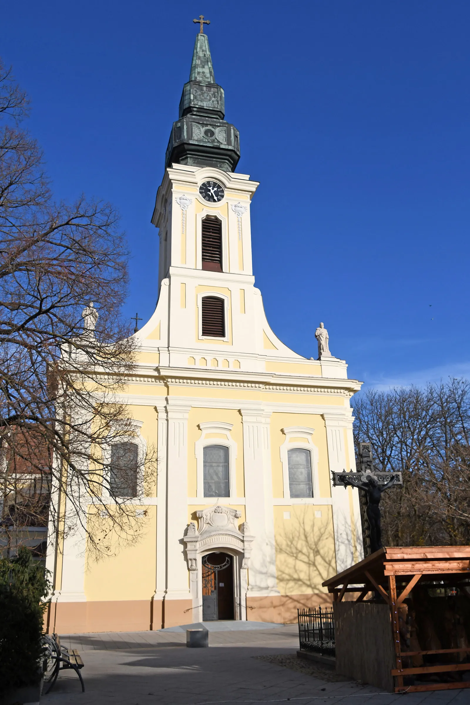 Photo showing: Roman Catholic church in Jánoshalma