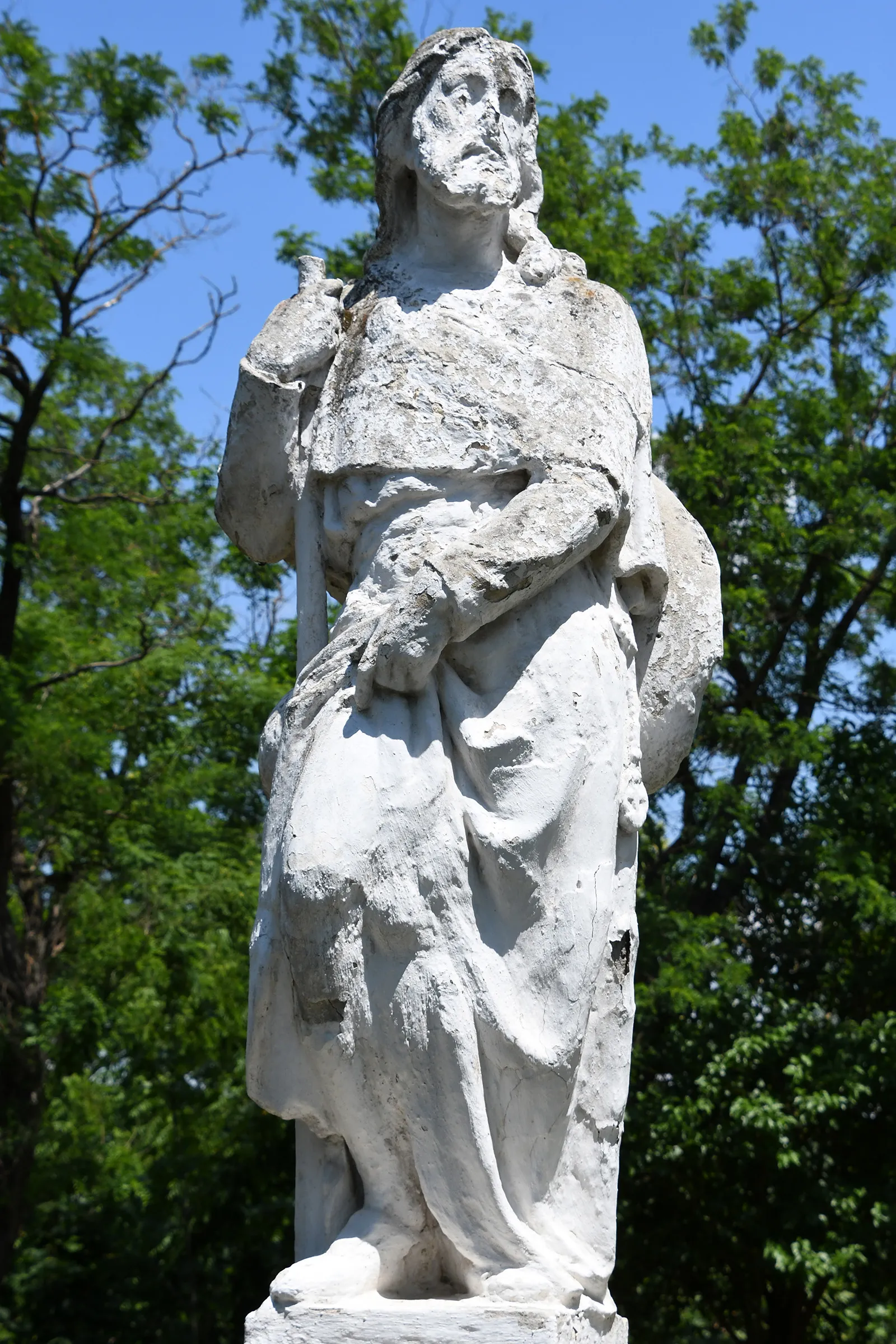 Photo showing: Statue of Saint Roch (Szakmár)