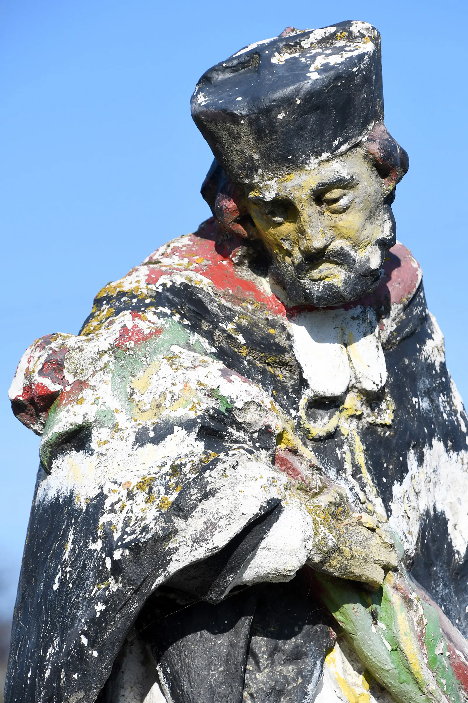 Photo showing: Statue of John of Nepomuk in Foktő