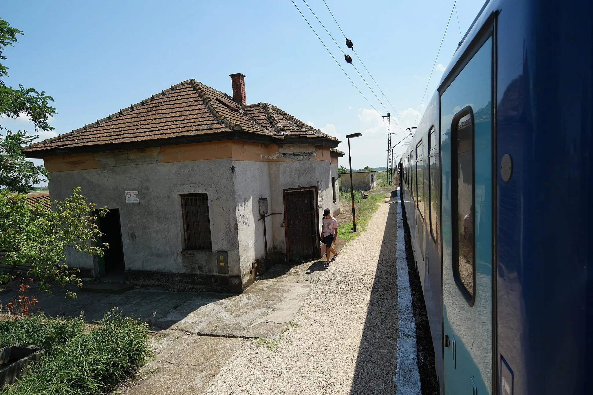 Photo showing: Soltszentimre on Budapest Belgrade railroad