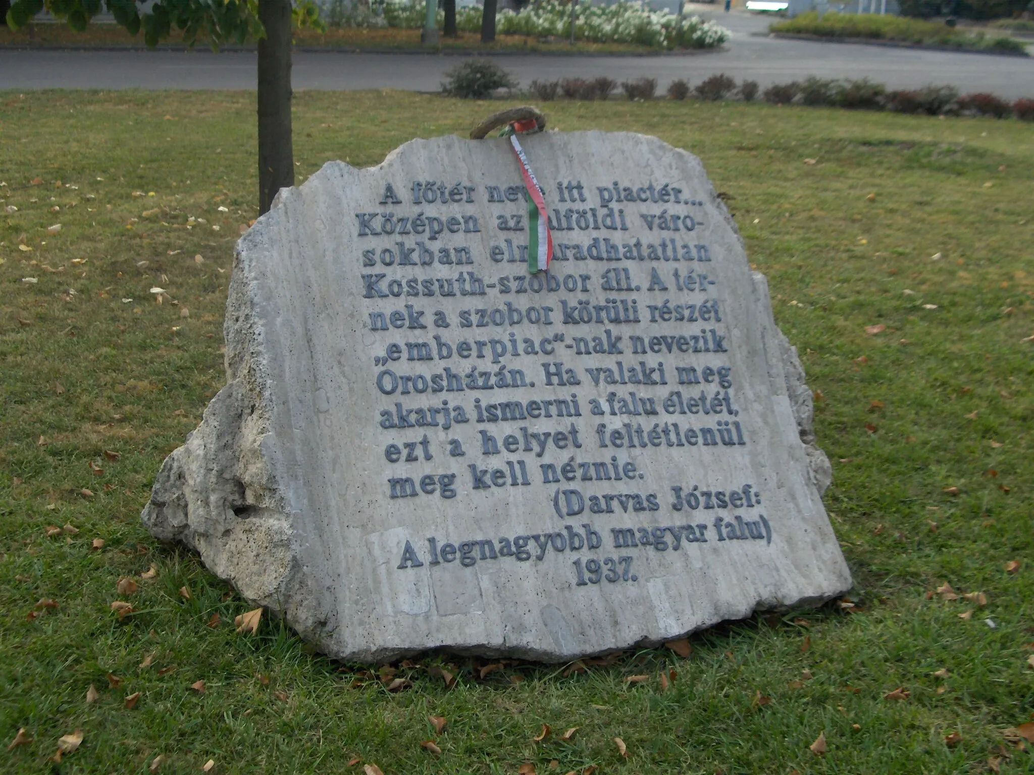 Photo showing: "A legnagyobb magyar falu"- Orosháza, Szabadság tér