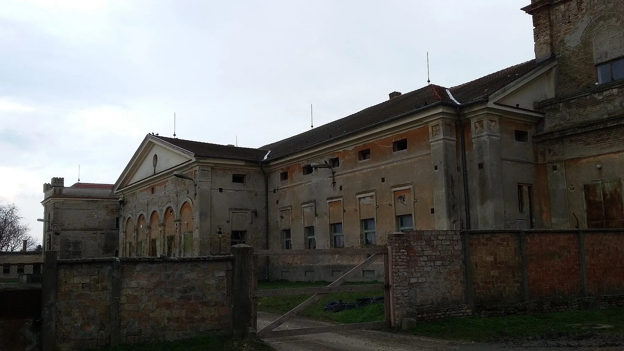 Photo showing: North side, Big mansion of Rónay, Kiszombor