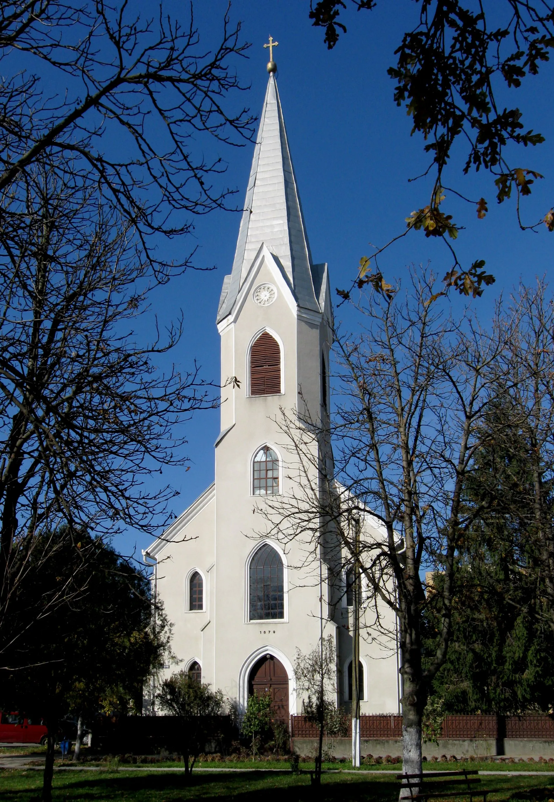 Photo showing: Catholic church in Nădlac, Romania, built 1878