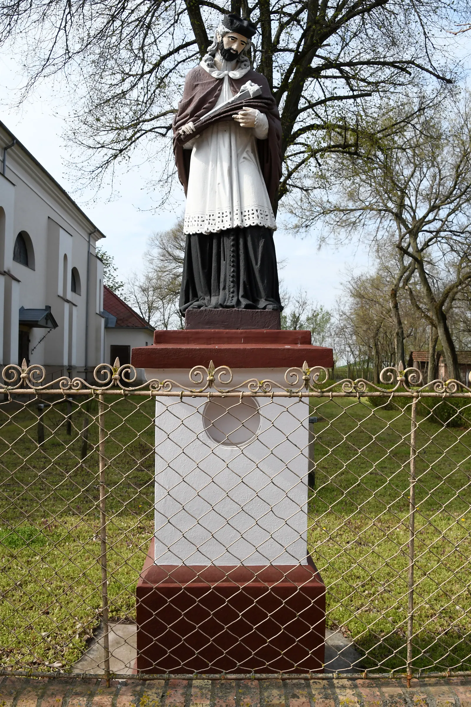 Photo showing: Statue of Saint John of Nepomuk in Csanytelek, Hungary