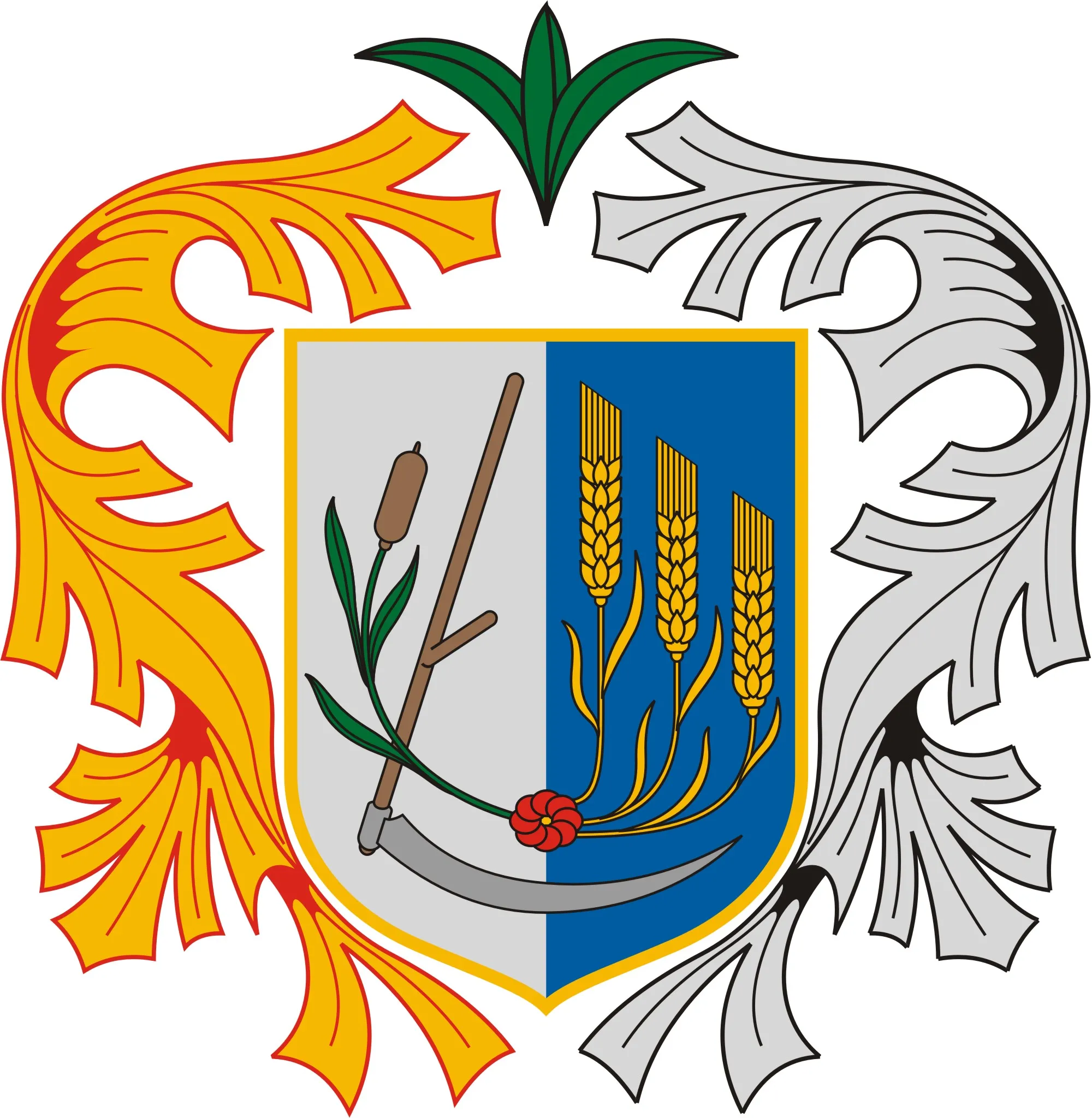 Photo showing: Coat of arms of Méhkerék, Hungary