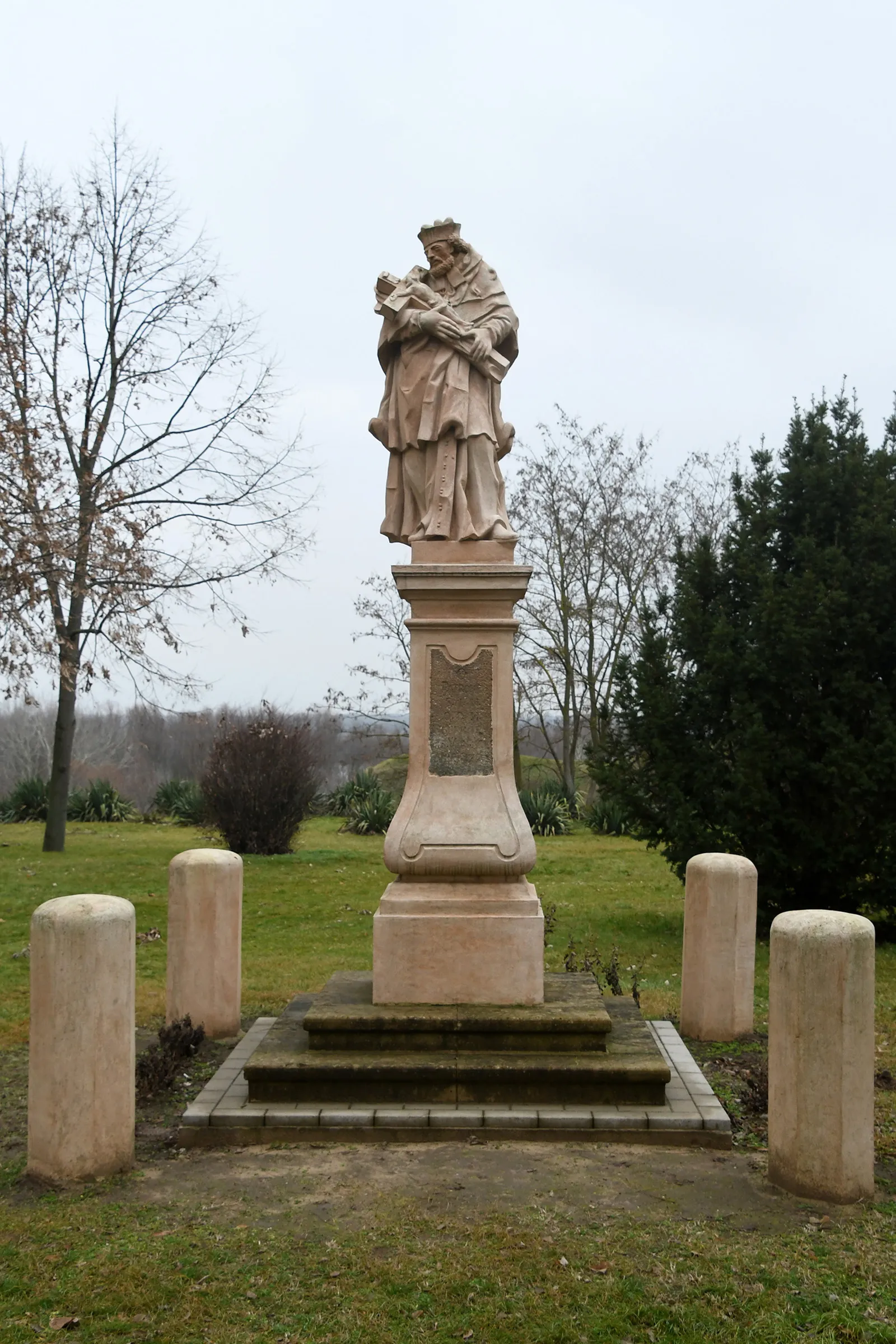 Photo showing: Statue of Saint John of Nepomuk in Tiszaalpár, Hungary
