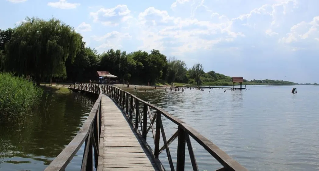Photo showing: Plaža na starom Dunavu u Dražu