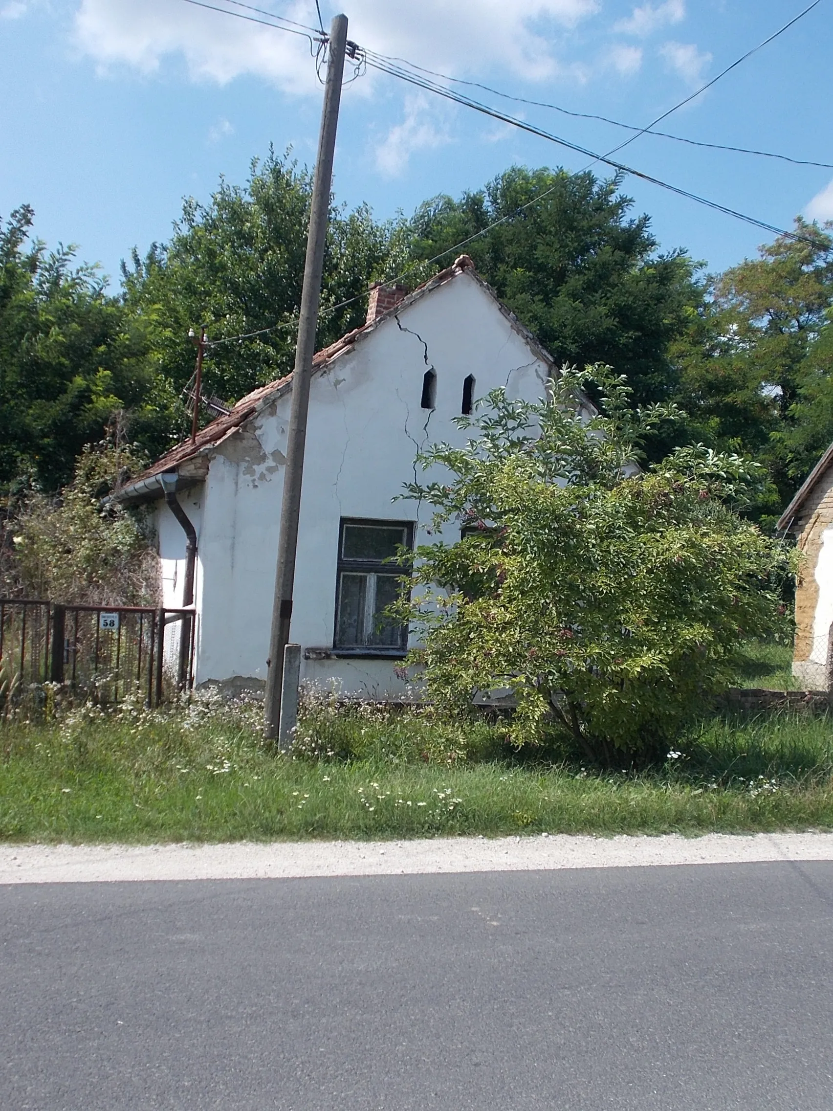Photo showing: : Listed house. - 58 Táncsics Mihály Street, Marcali, Somogy County, Hungary.