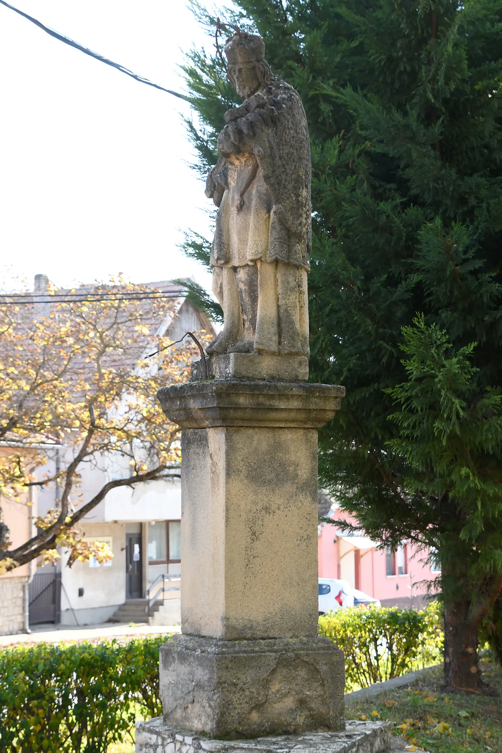 Photo showing: Statue of John of Nepomuk (Regöly)