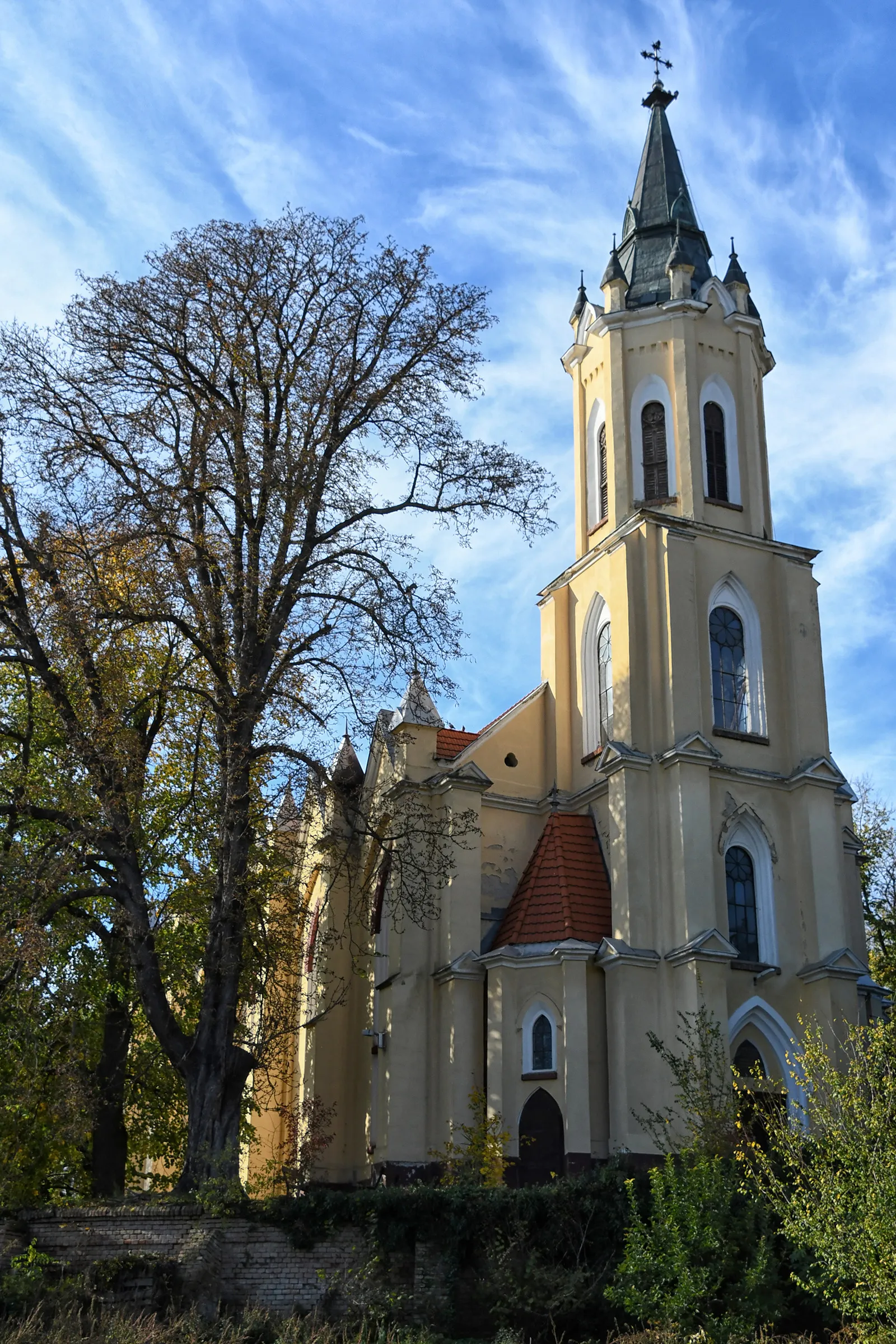 Photo showing: Lutheran church in Gyönk