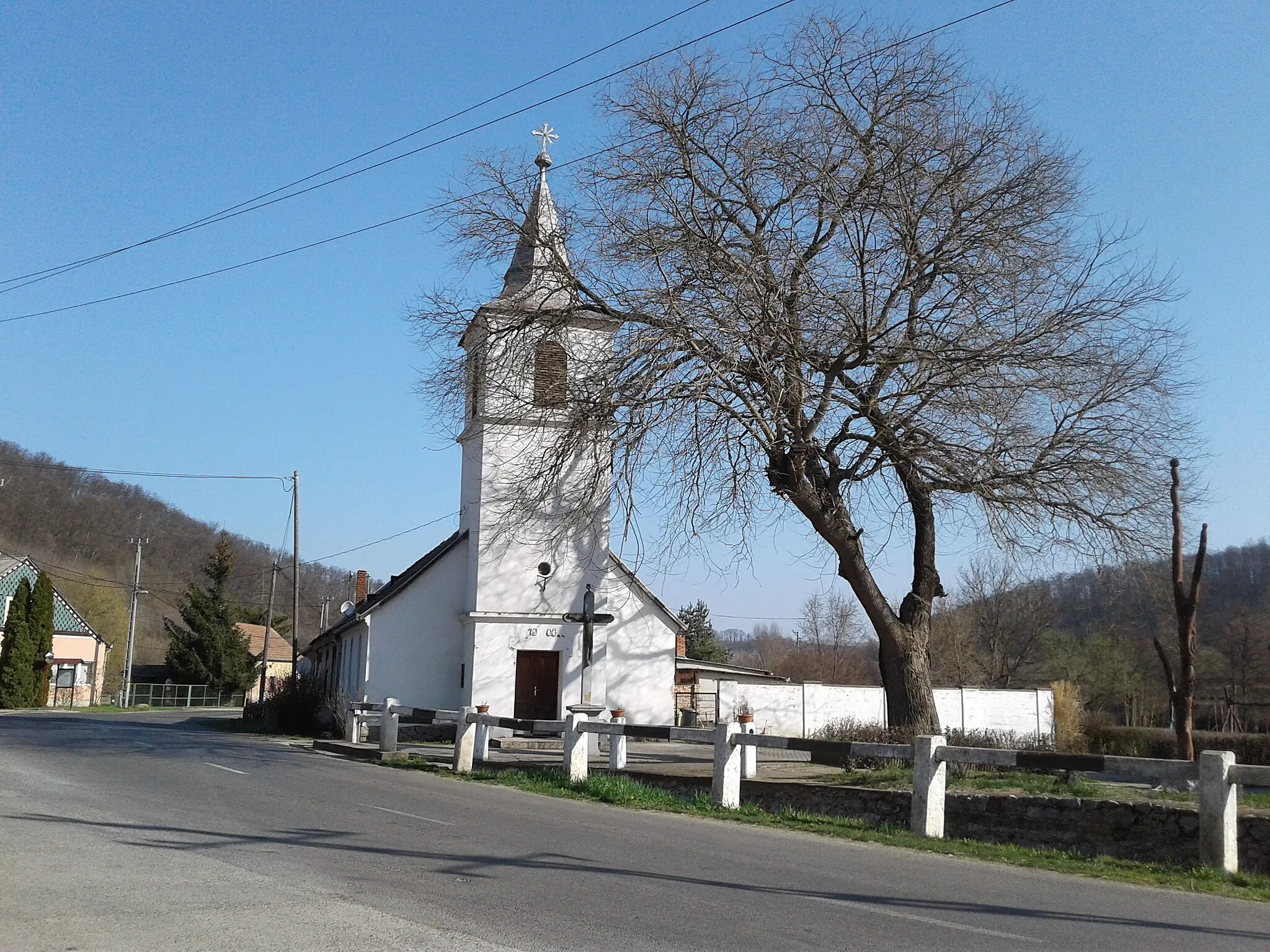 Photo showing: Kishajmás református templom