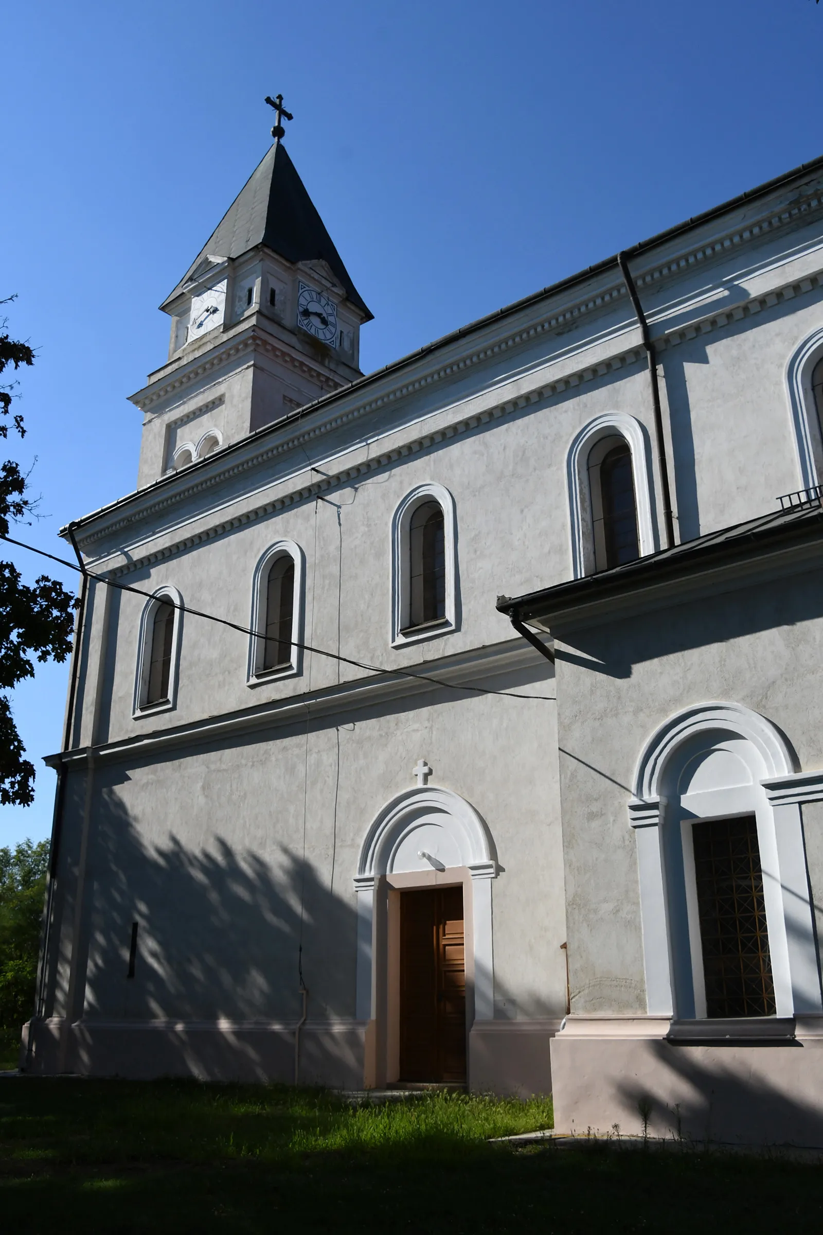Photo showing: Roman Catholic church in Szakadát, Hungary