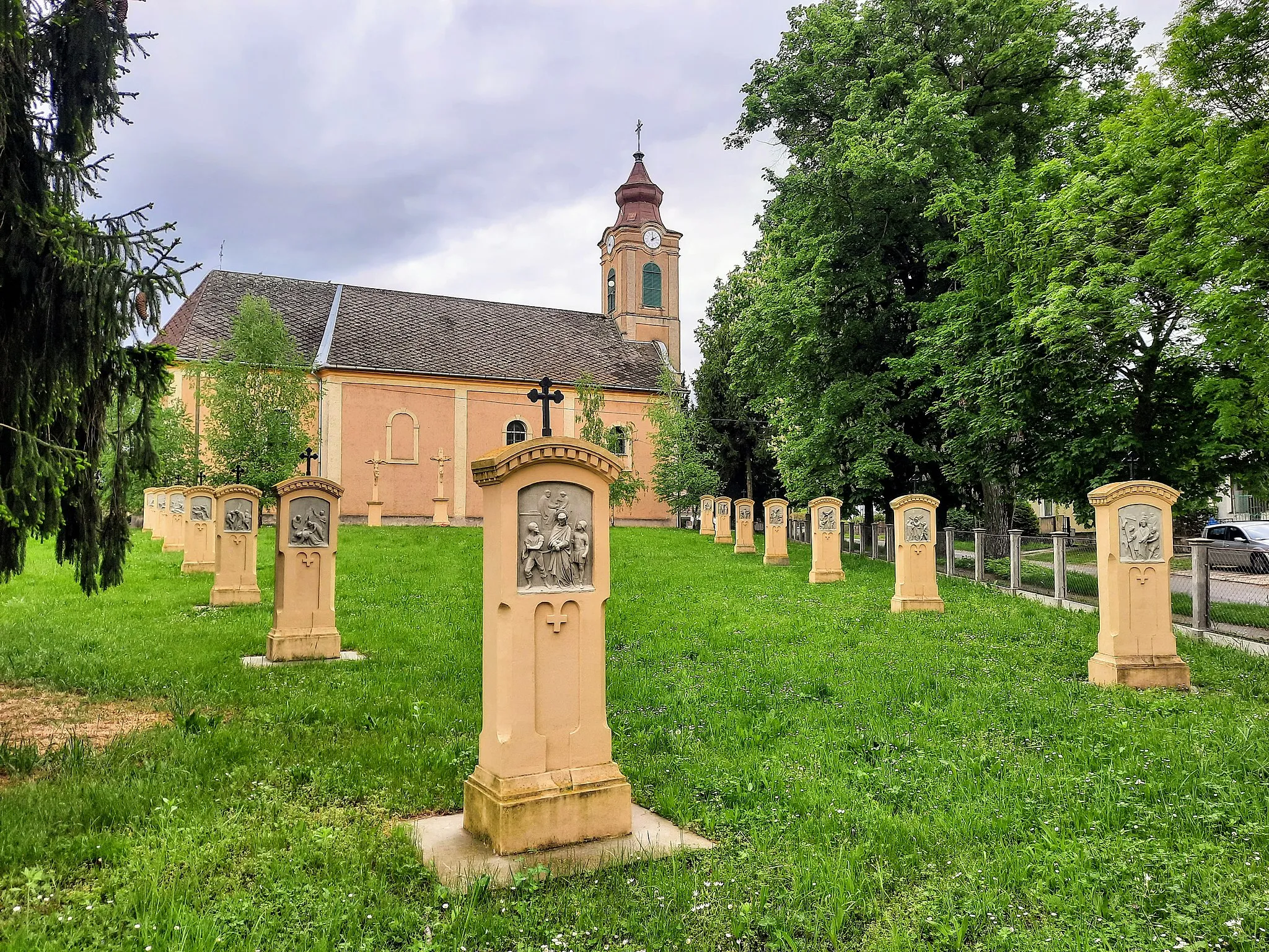 Photo showing: Vásárosdombó, kálvária