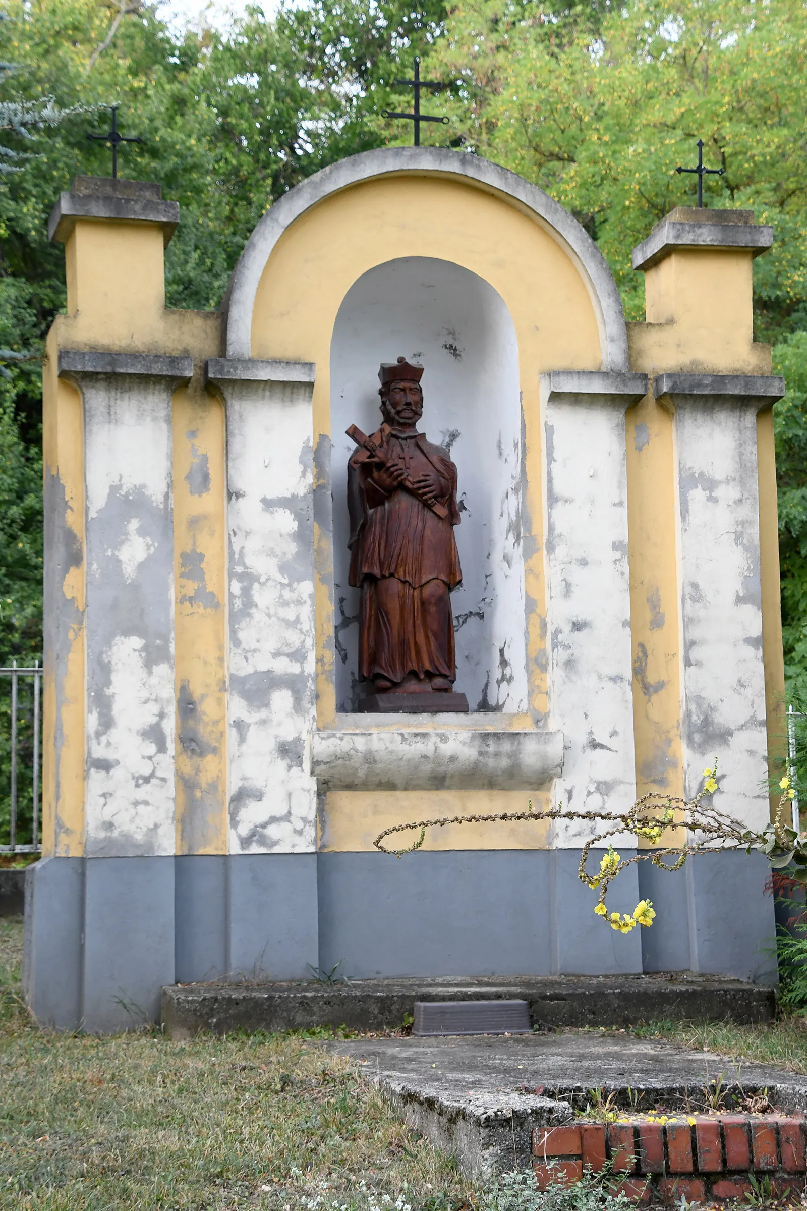 Photo showing: Statue of John of Nepomuk (Balatonendréd)