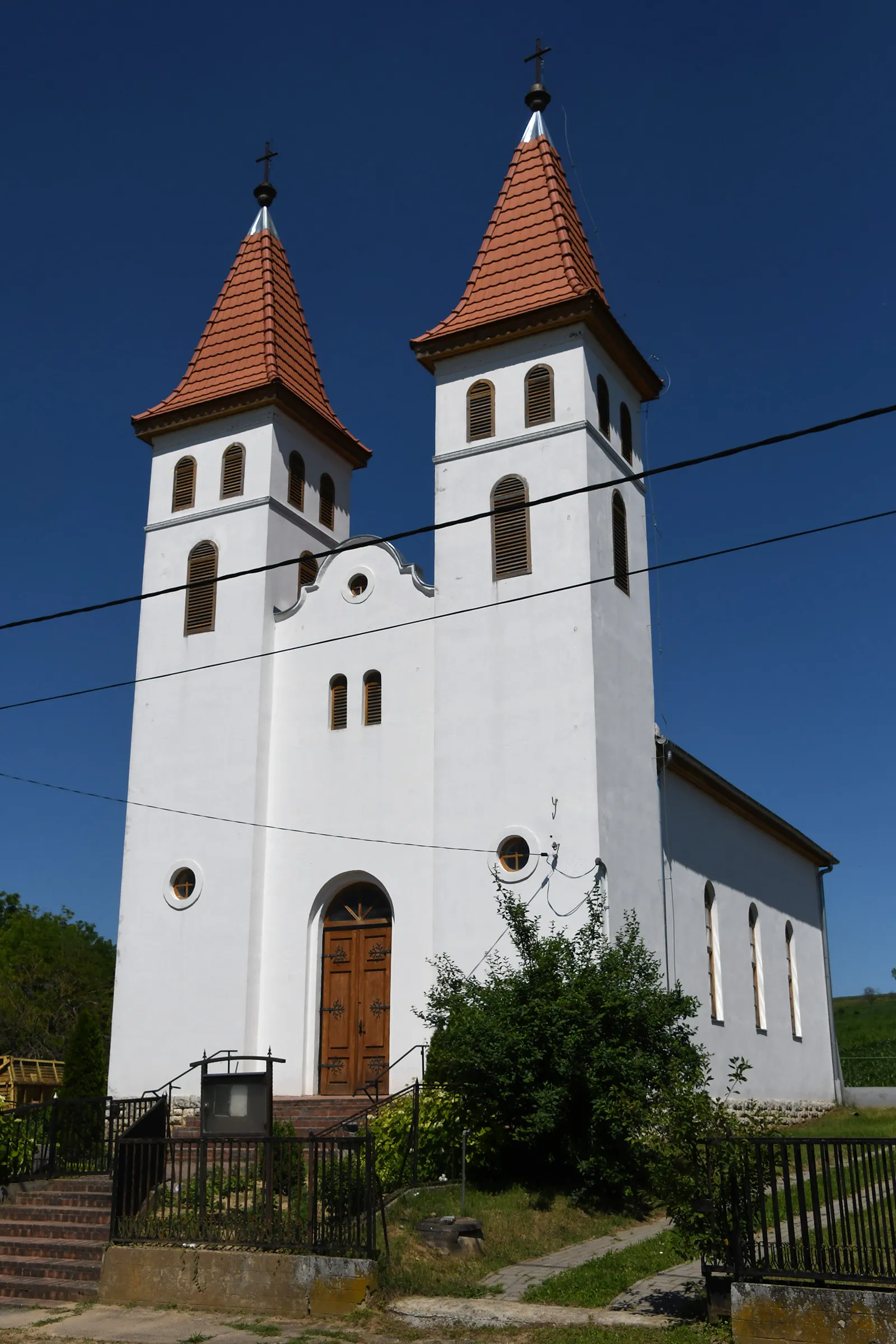 Photo showing: Lutheran church in Somogymeggyes, Hungary