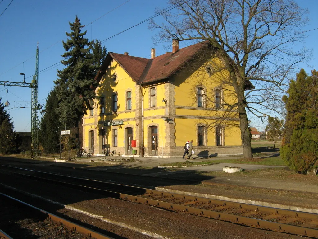 Photo showing: Csoma-Szabadi railway station