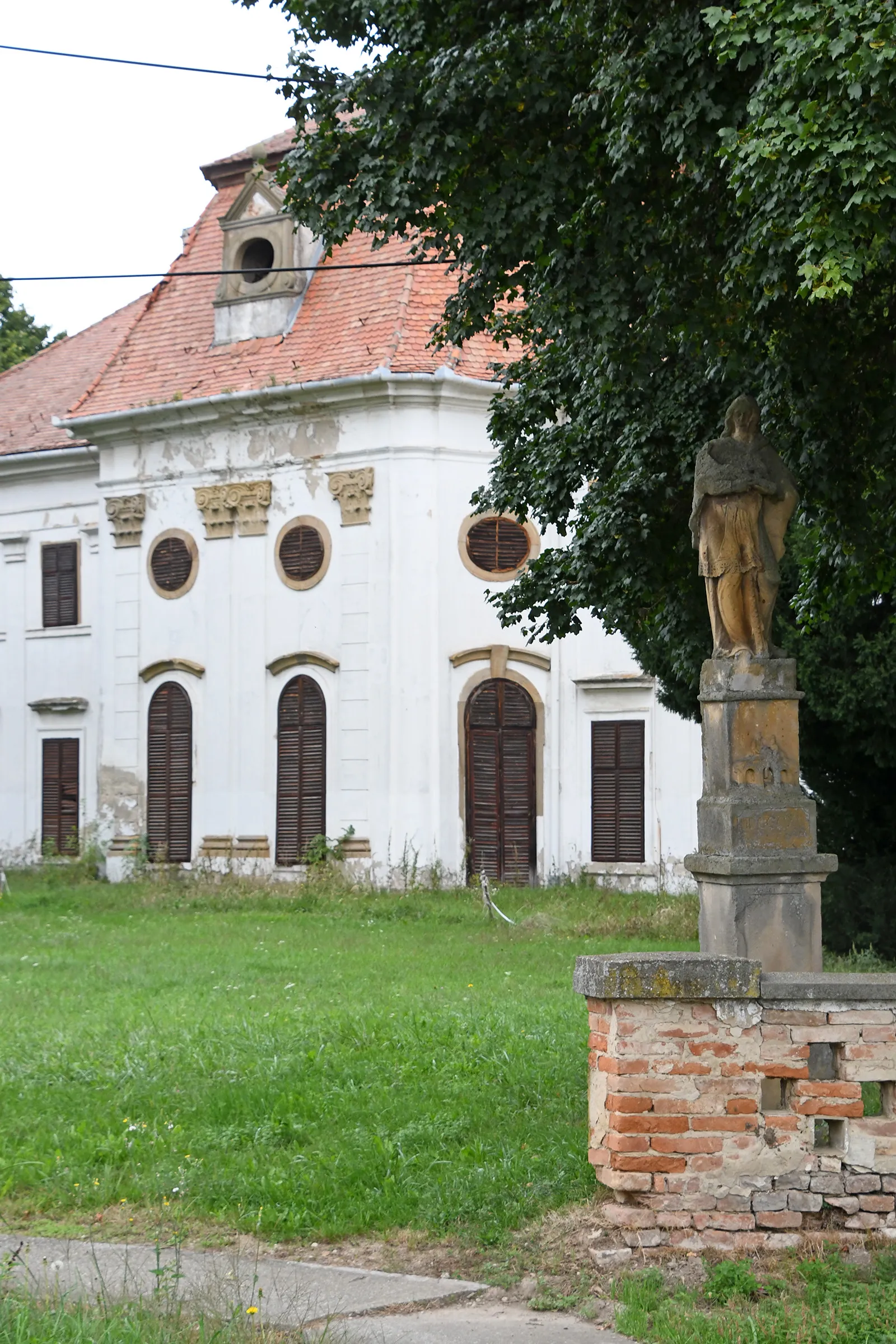 Photo showing: Statue of Saint John of Nepomuk in Nagyberki, Hungary