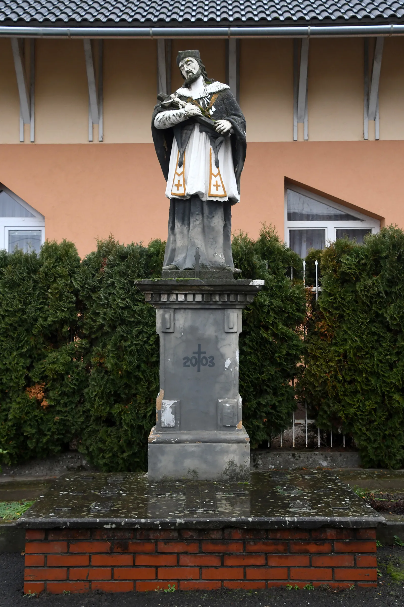 Photo showing: Statue of Saint John of Nepomuk in Zomba, Hungary