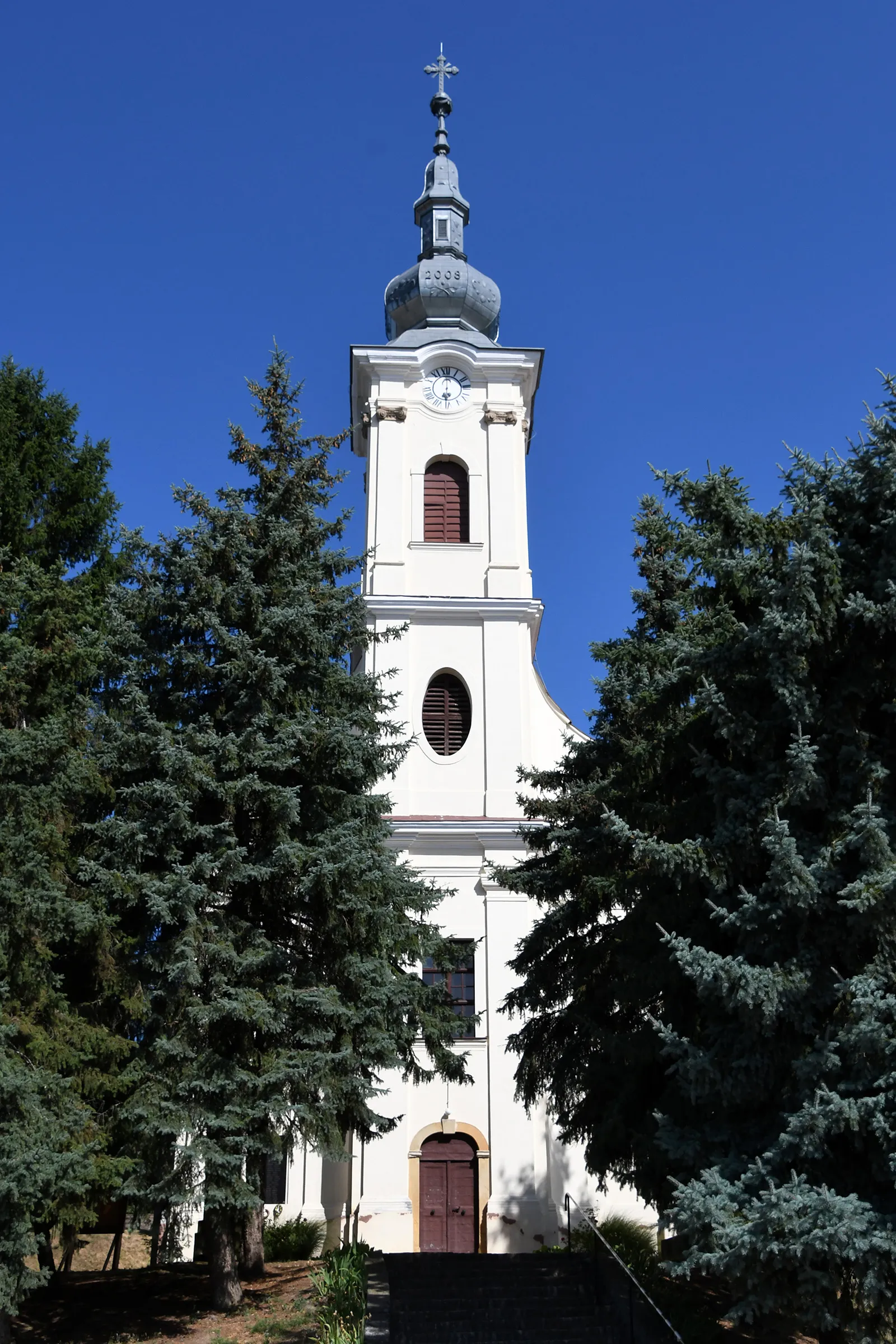 Photo showing: Roman Catholic church in Bonyhádvarasd, Hungary