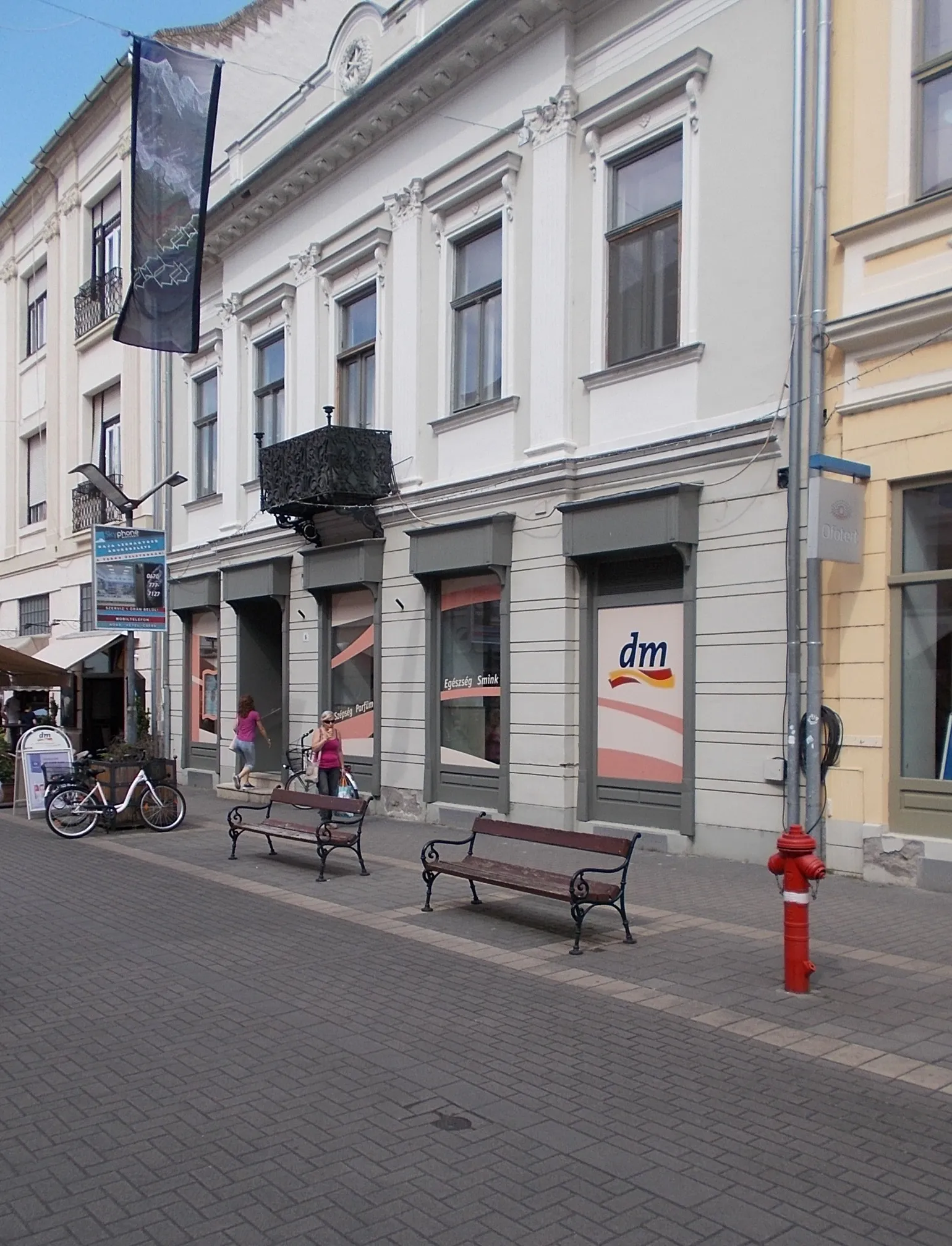 Photo showing: One storey, local grade listed building - 5 Eötvös József Street, Downtown, Baja, Bács-Kiskun County, Hungary.