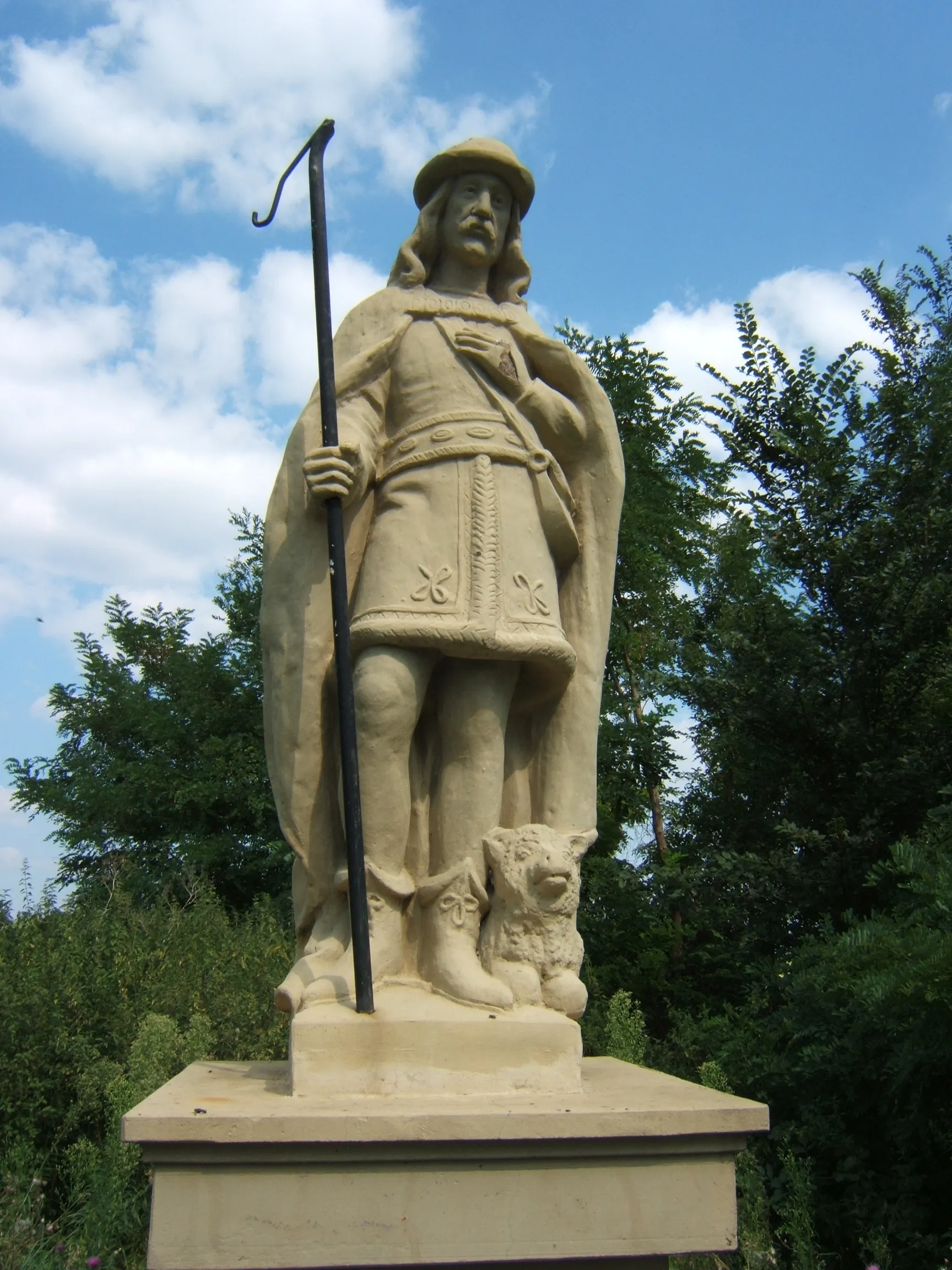 Photo showing: Szebény, Szent Vendel-szobor