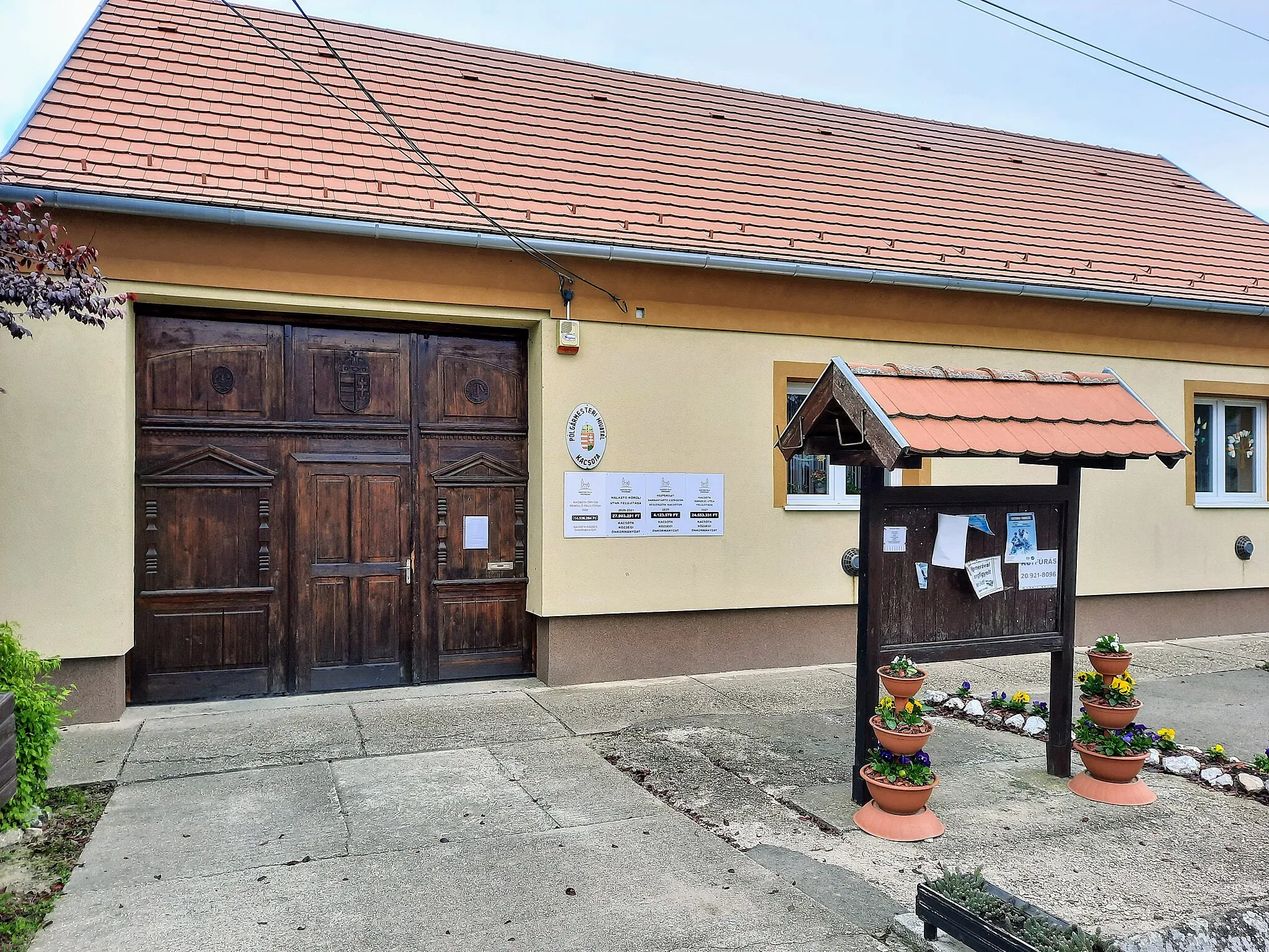 Photo showing: Kacsóta, Polgármesteri hivatal