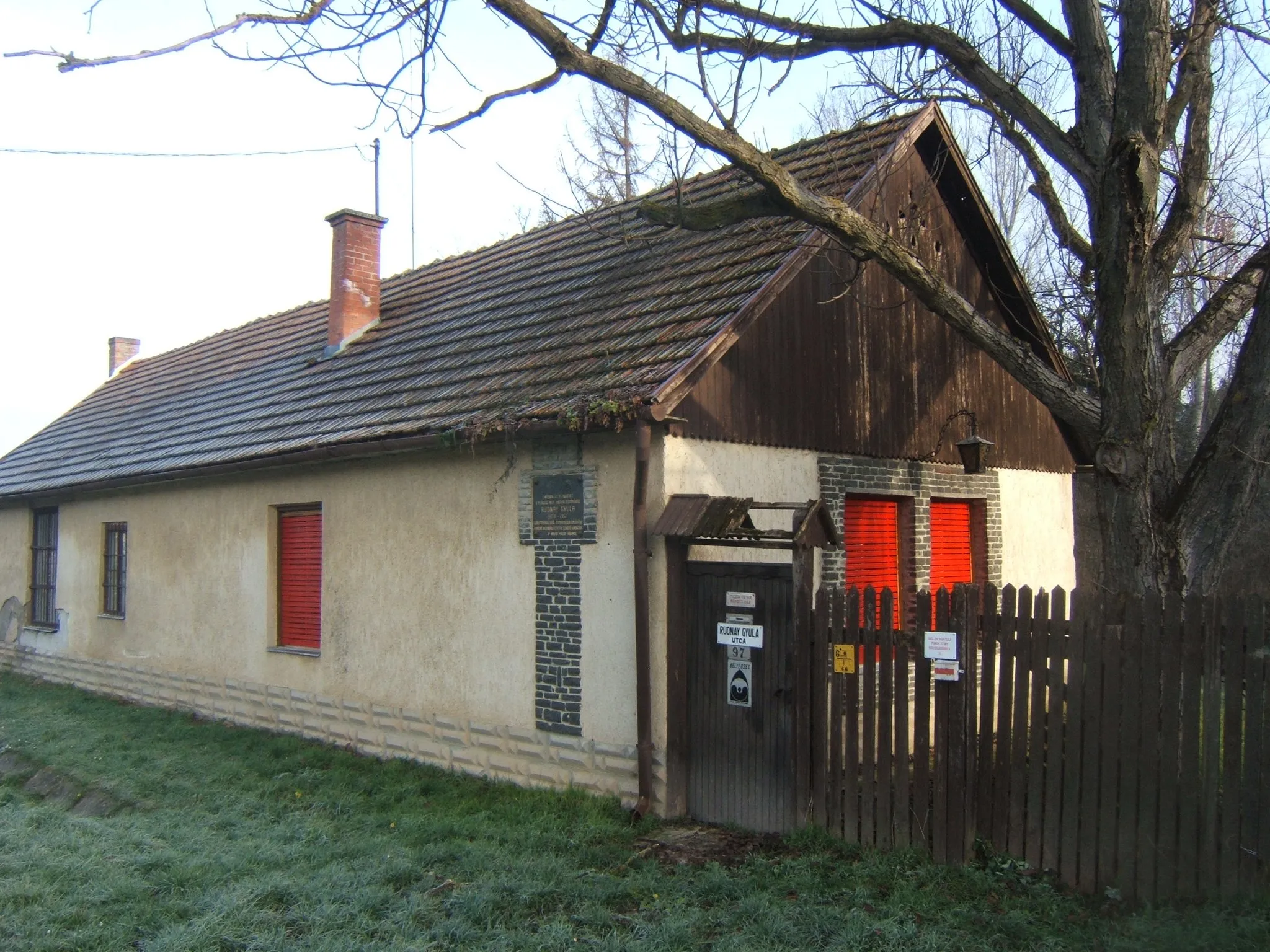 Photo showing: Bábonymegyer, Rudnay-emlékház