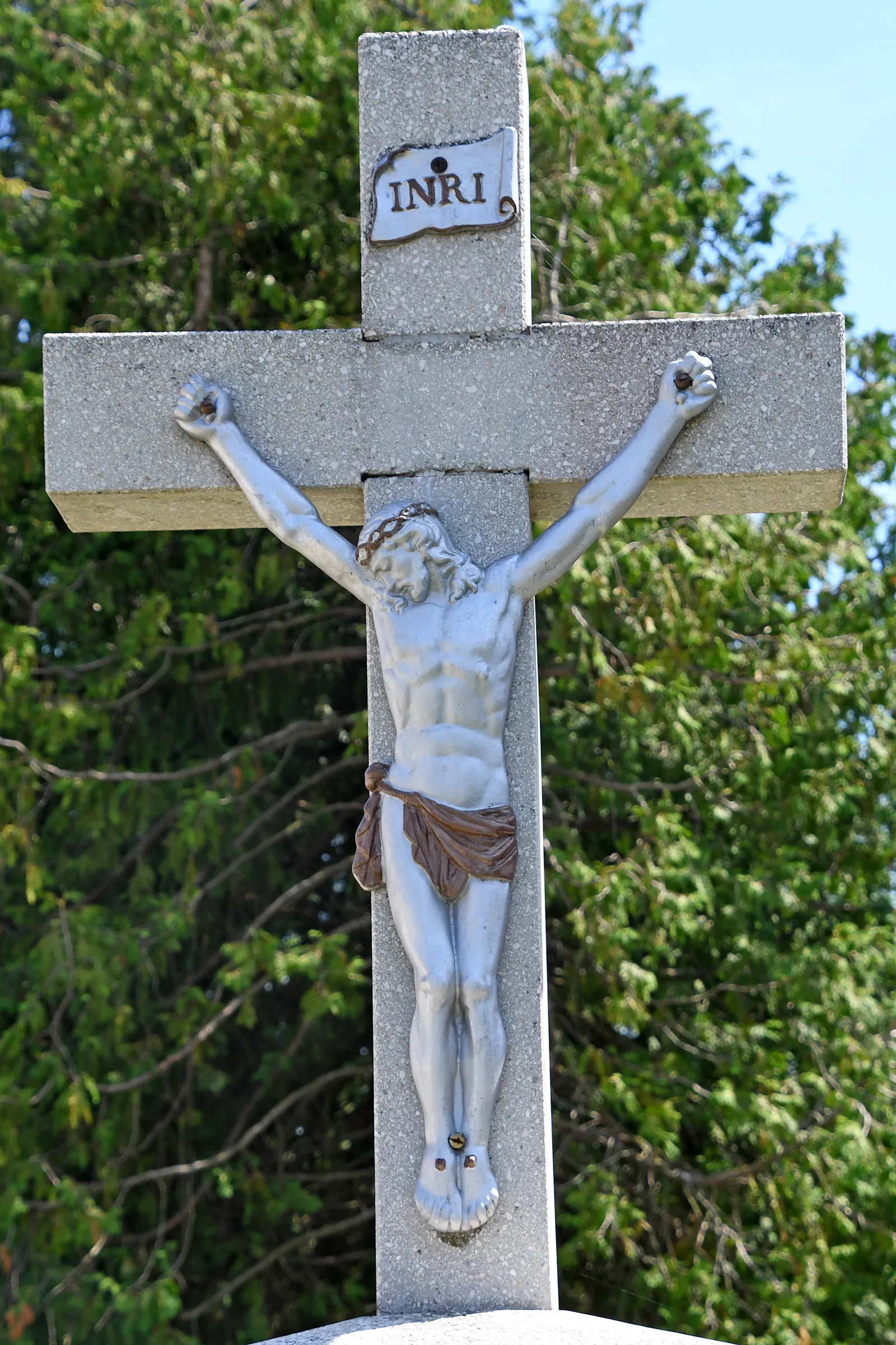 Photo showing: Crucifix in Somogyjád, Hungary