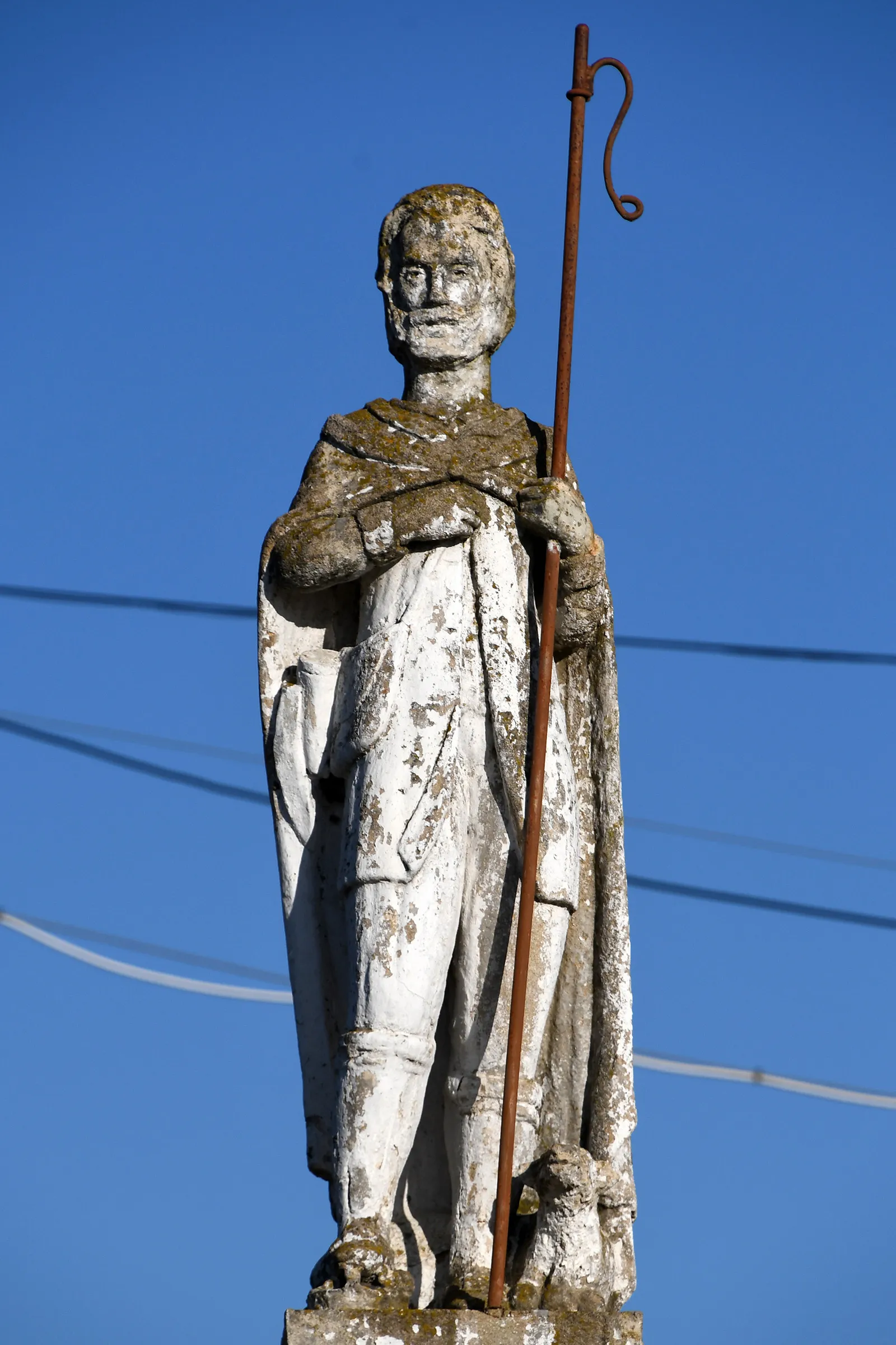 Photo showing: Statue of Saint Wendelin in Szentgáloskér, Hungary