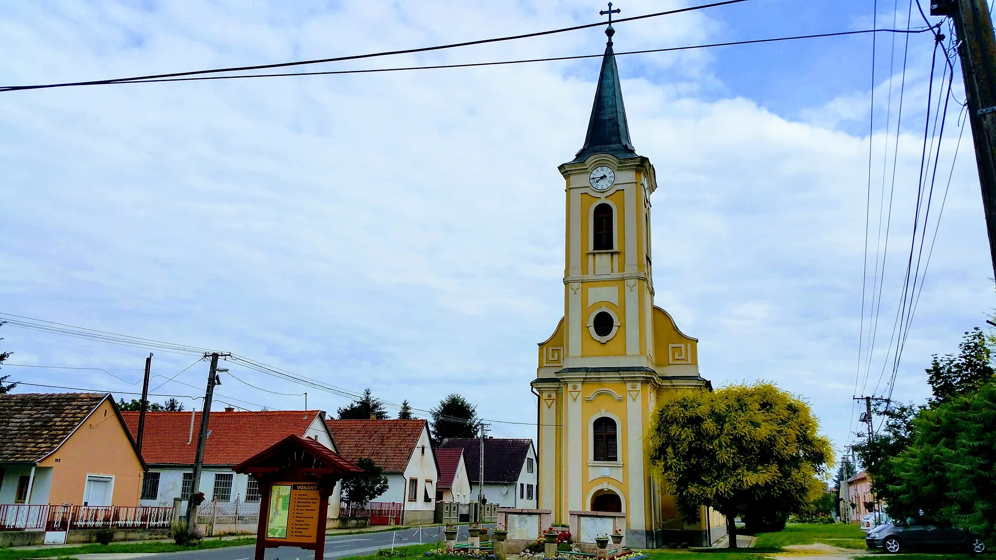 Photo showing: Vokány, templom a Kossuth utcában