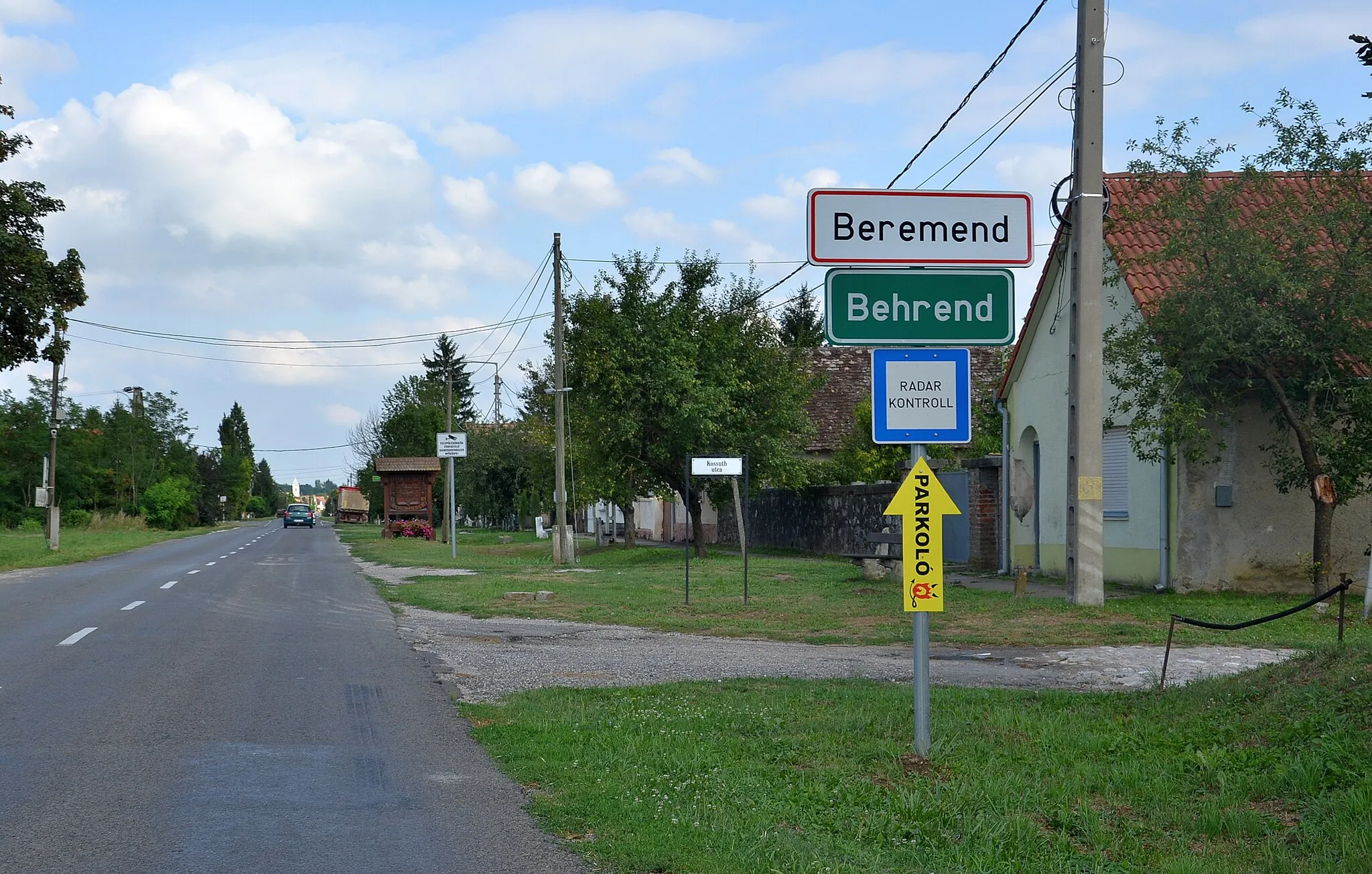 Photo showing: Beremend (Behrend), village in Hungary