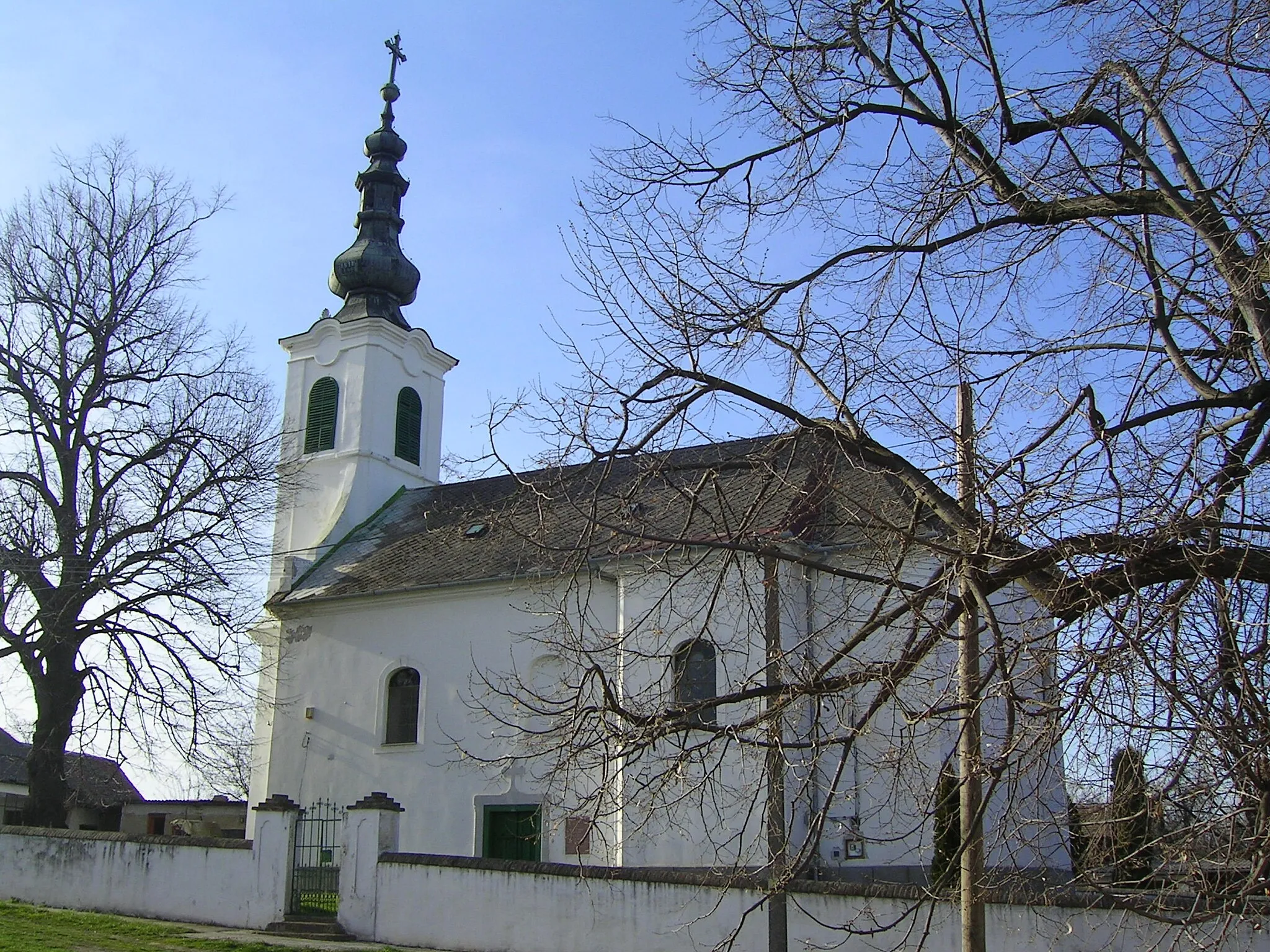 Photo showing: Orthodox church in Lippó, Hungary