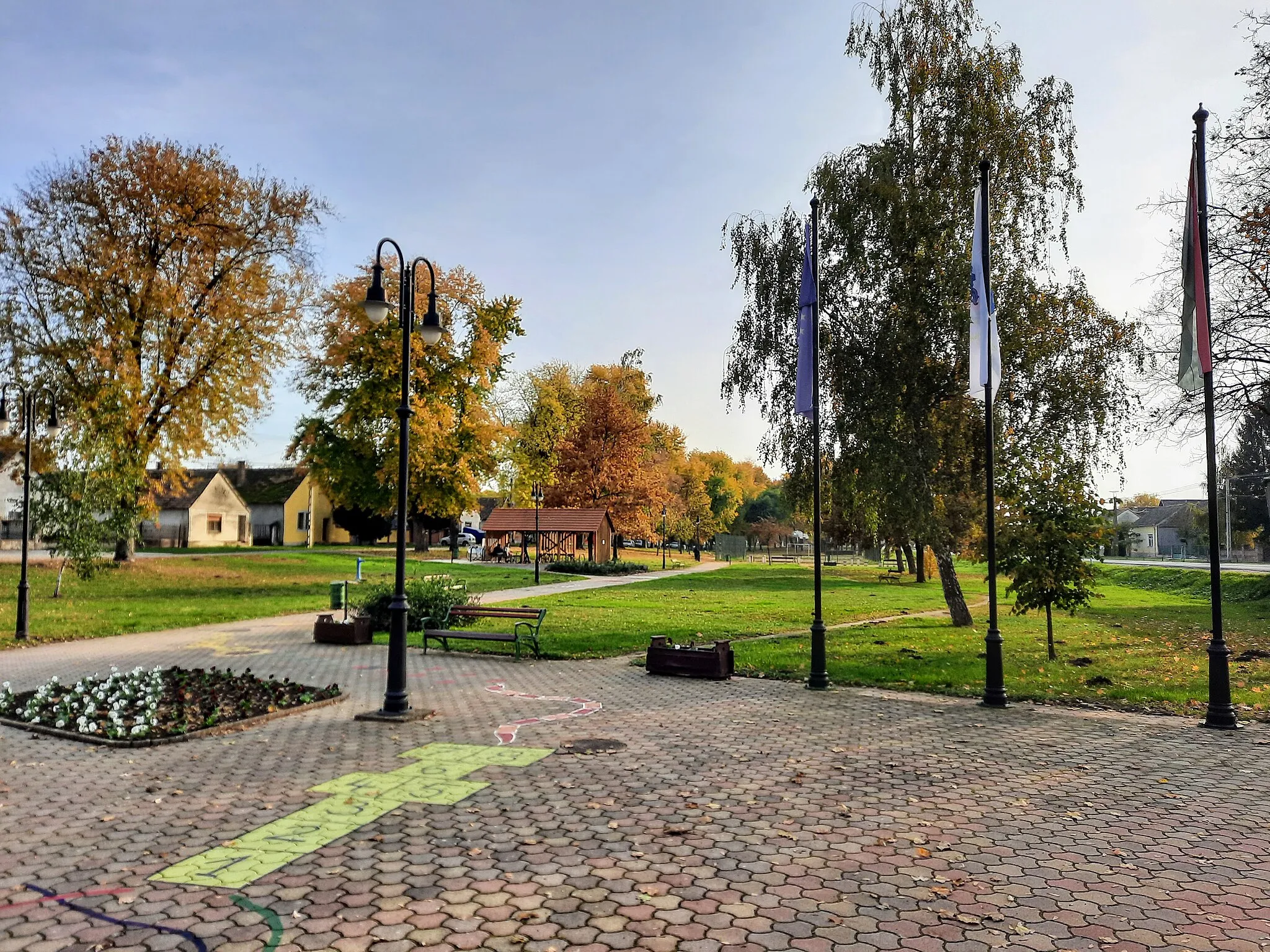 Photo showing: Drávaszabolcs, park