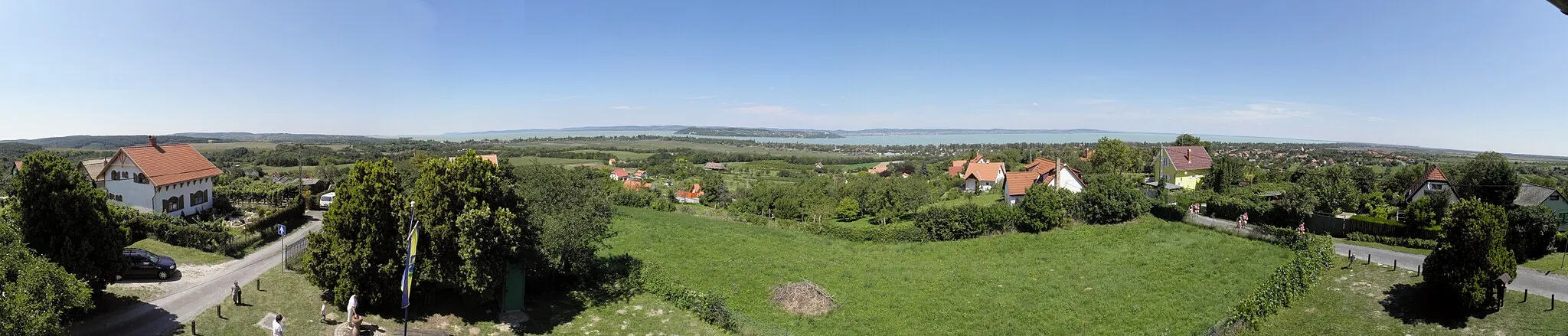 Photo showing: Panoráma kép a Balatonról