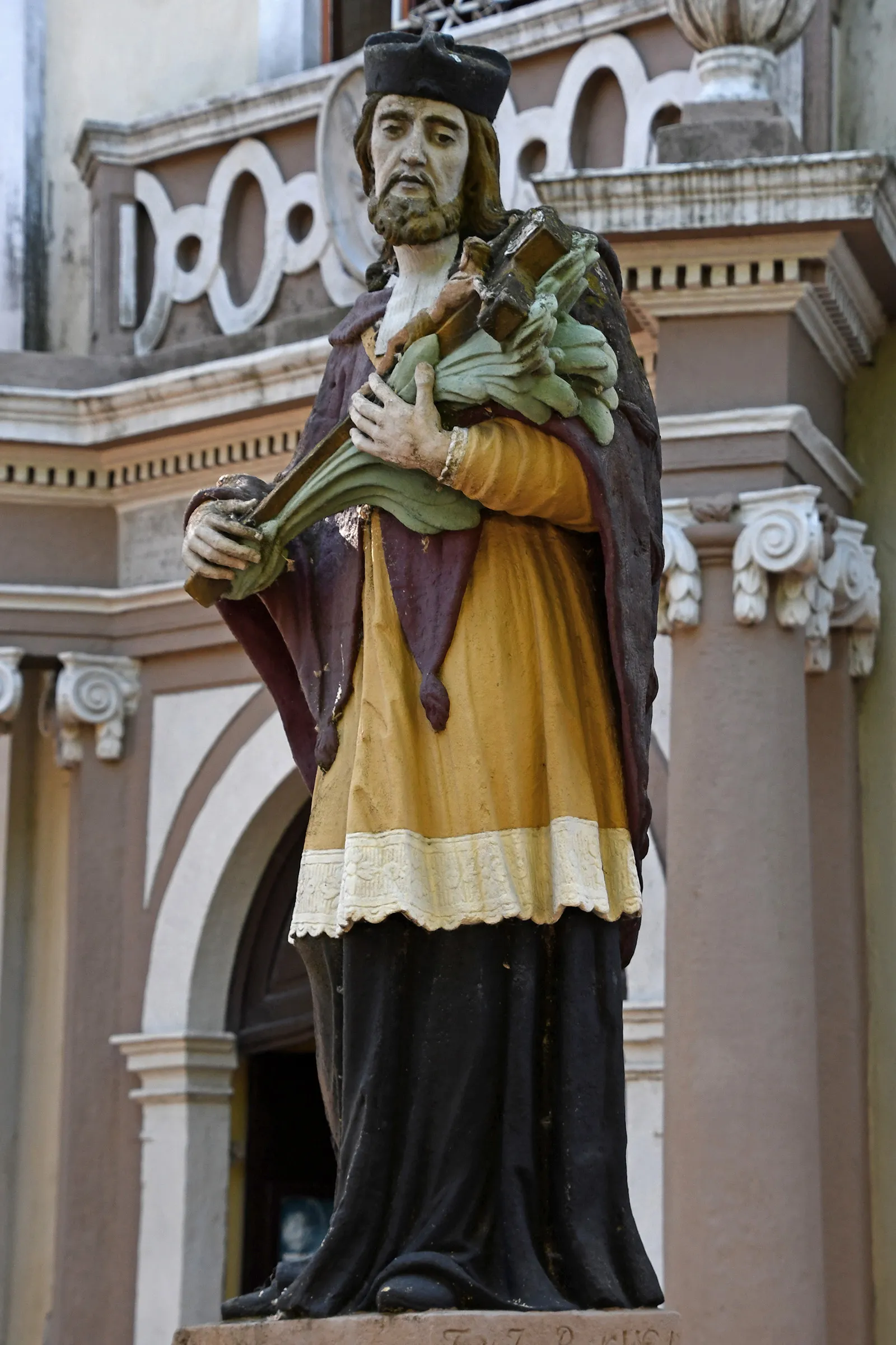 Photo showing: Statue of Saint John of Nepomuk in Dunaszekcső, Hungary