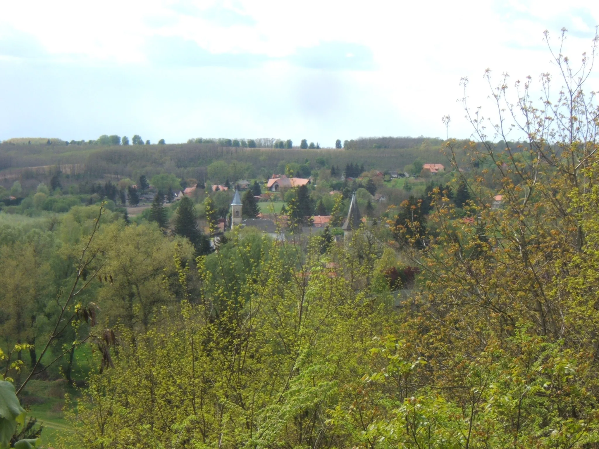 Photo showing: Bárdudvarnok, Kaposszentbenedek látképe