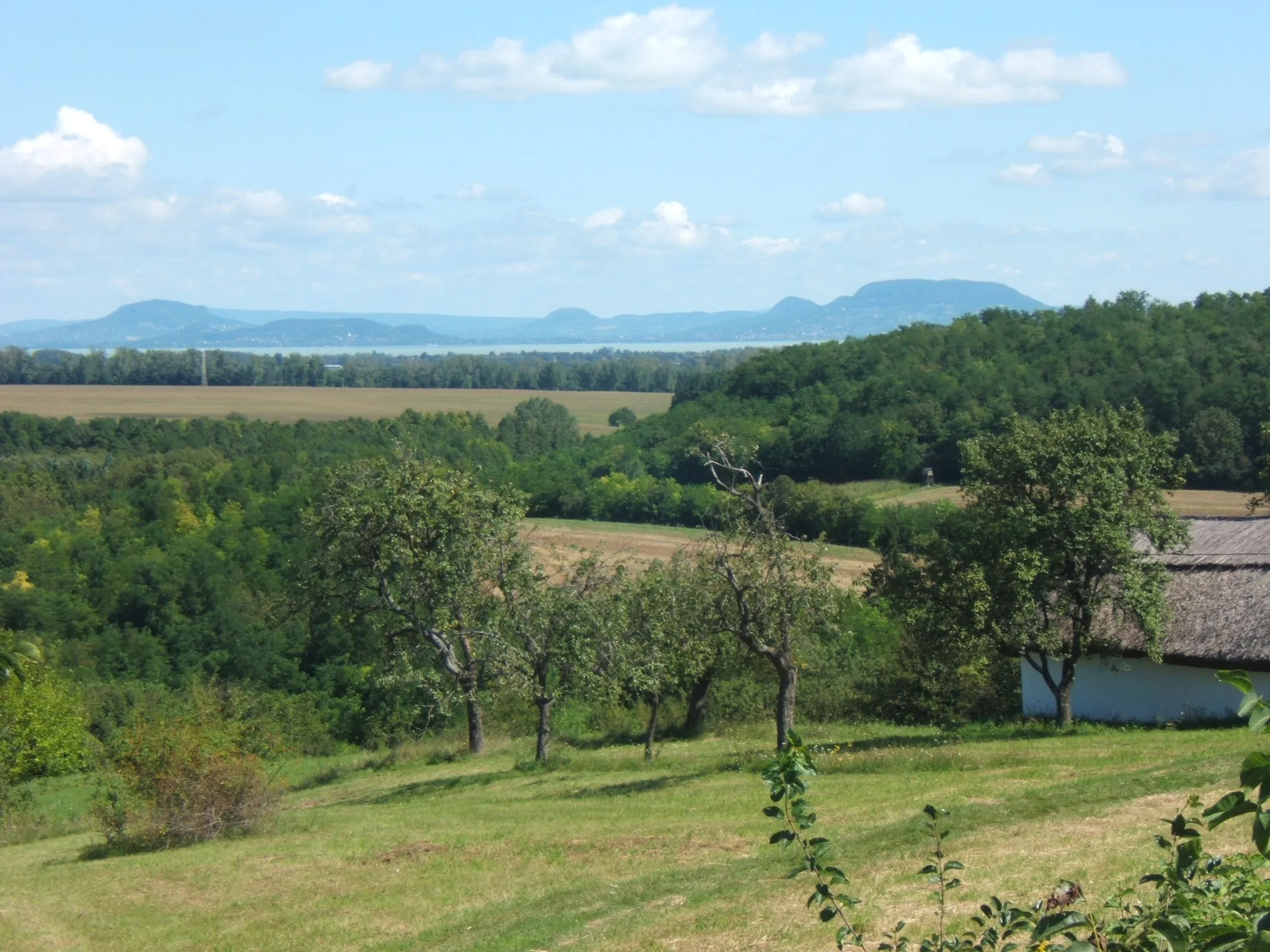 Photo showing: Kilátás a kéthelyi szőlőhegyről